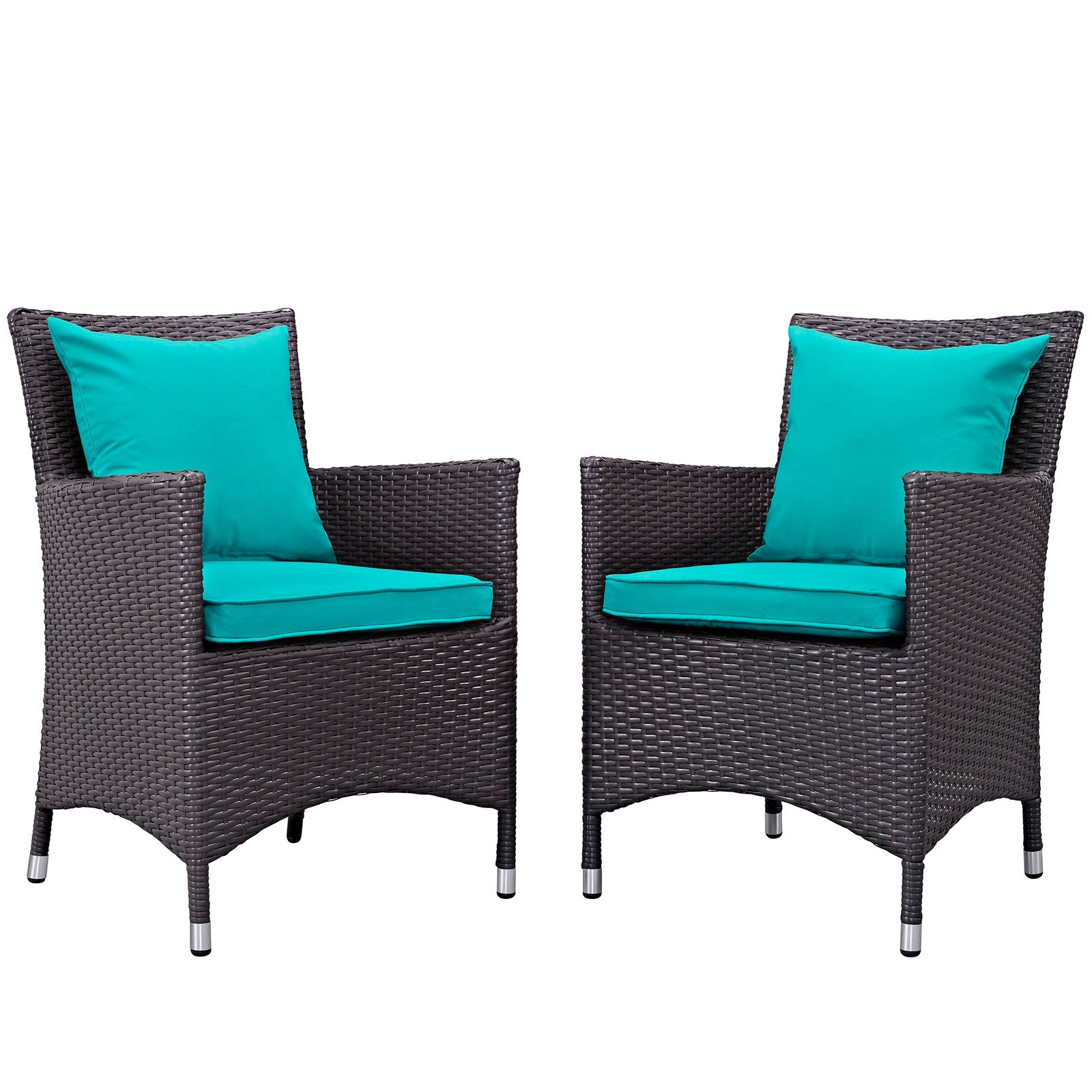 Modway Convene 2 Piece Outdoor Patio Dining Set - EEI-2188 | Dining Sets | 