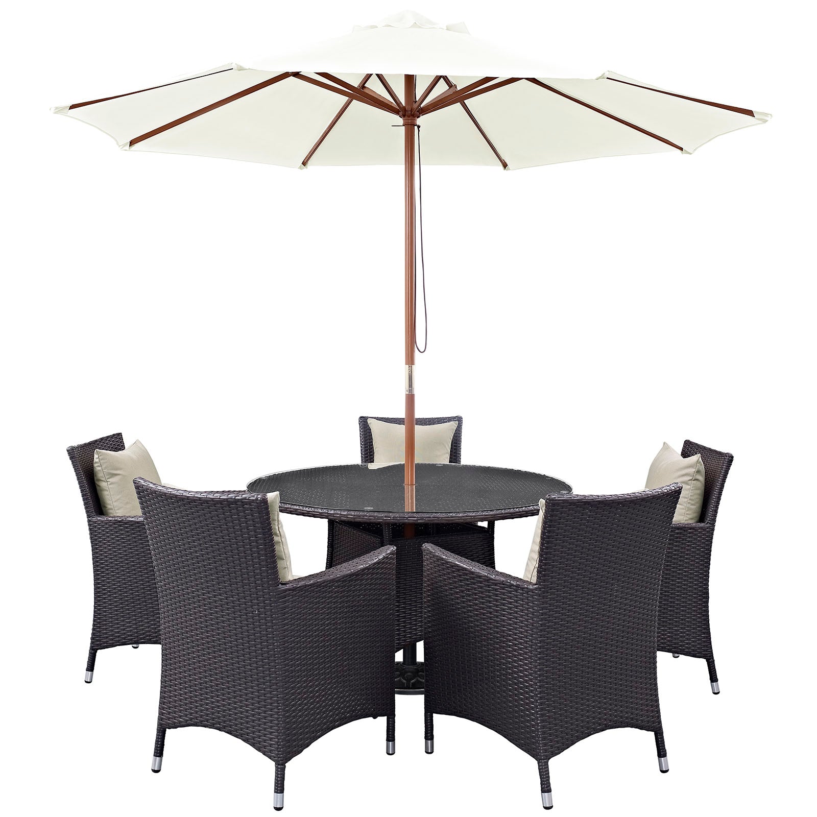 Modway Convene 7 Piece Outdoor Patio Dining Set - EEI-2193 | Outdoor Dining Set | 