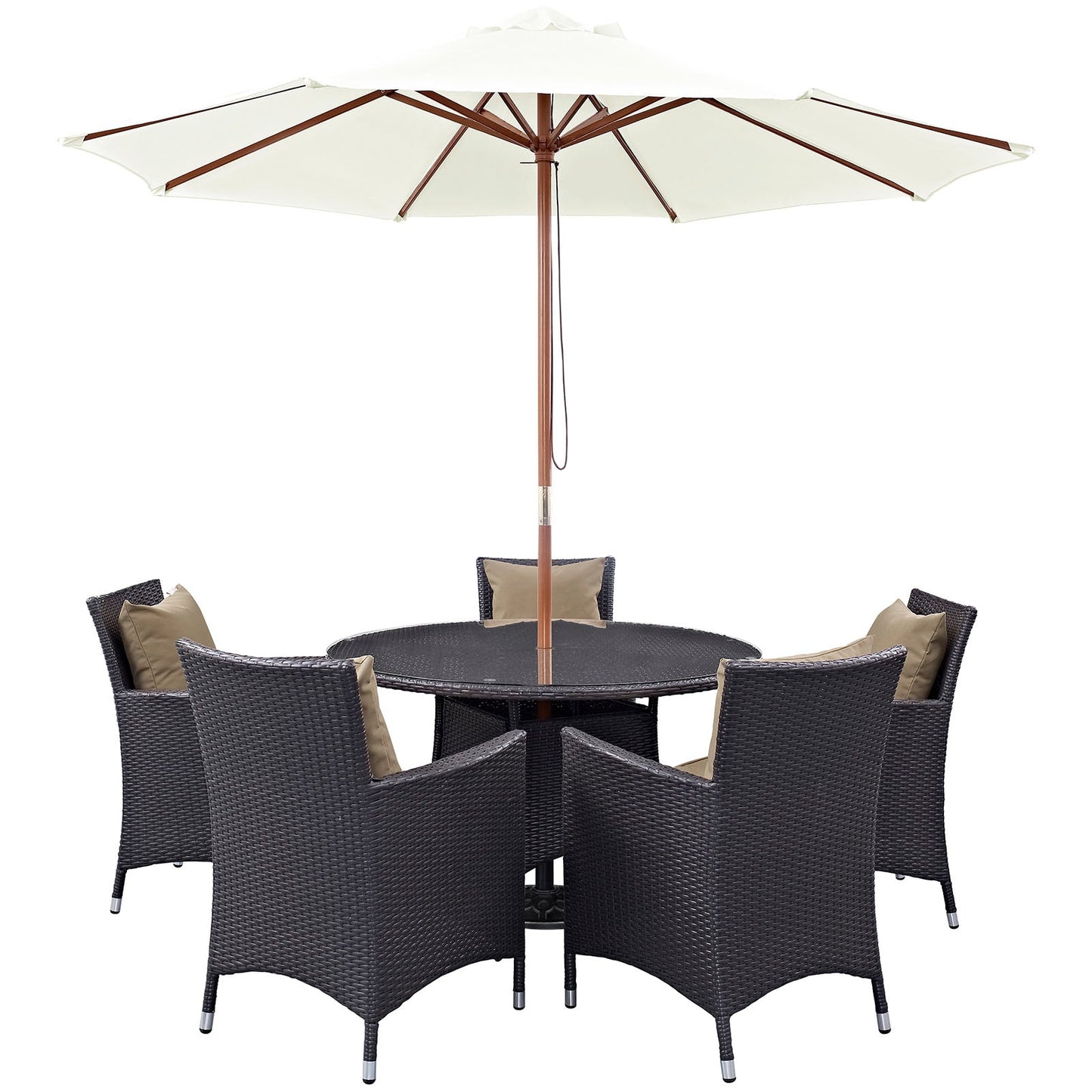 Modway Convene 7 Piece Outdoor Patio Dining Set - EEI-2193 | Outdoor Dining Set | 