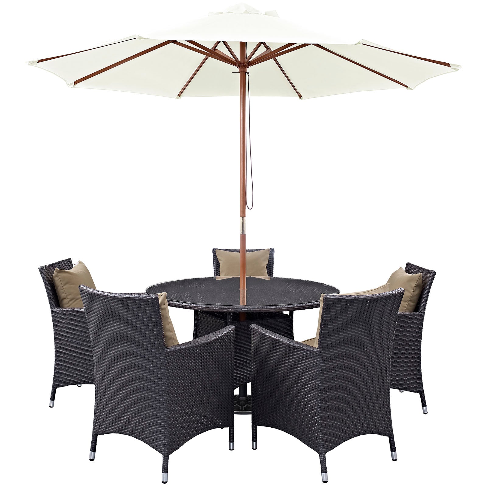 Modway Convene 7 Piece Outdoor Patio Dining Set - EEI-2193 | Outdoor Dining Set | 