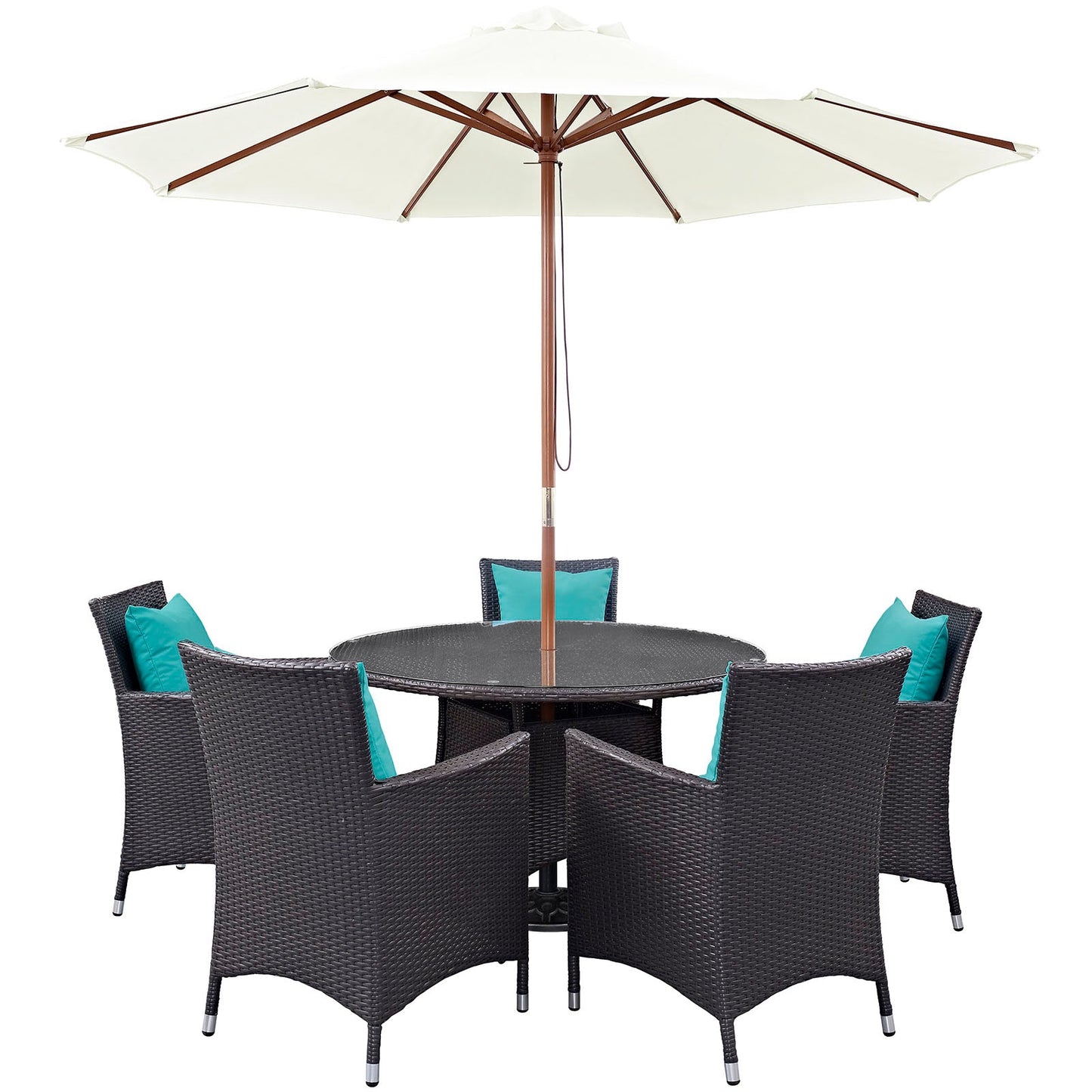 Modway Convene 7 Piece Outdoor Patio Dining Set - EEI-2193 | Outdoor Dining Set | 