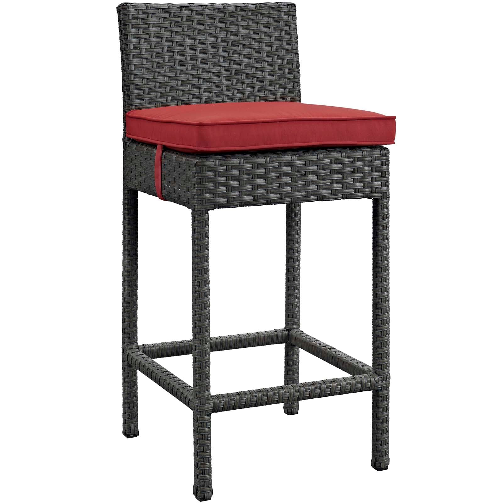 Sojourn 2 Piece Outdoor Patio Sunbrella® Pub Set By Modway - EEI-2195 | Bar Stools | Modishstore - 7