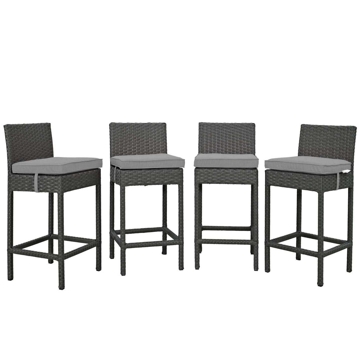 Modway Sojourn 4 Piece Outdoor Patio Sunbrella® Pub Set
