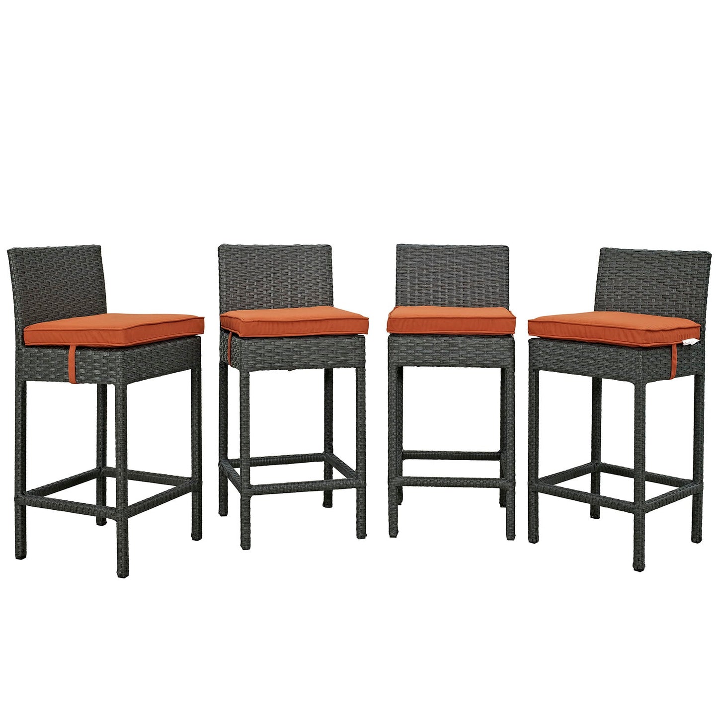 Sojourn 4 Piece Outdoor Patio Sunbrella® Pub Set By Modway - EEI-2196 | Bar Stools | Modishstore - 10