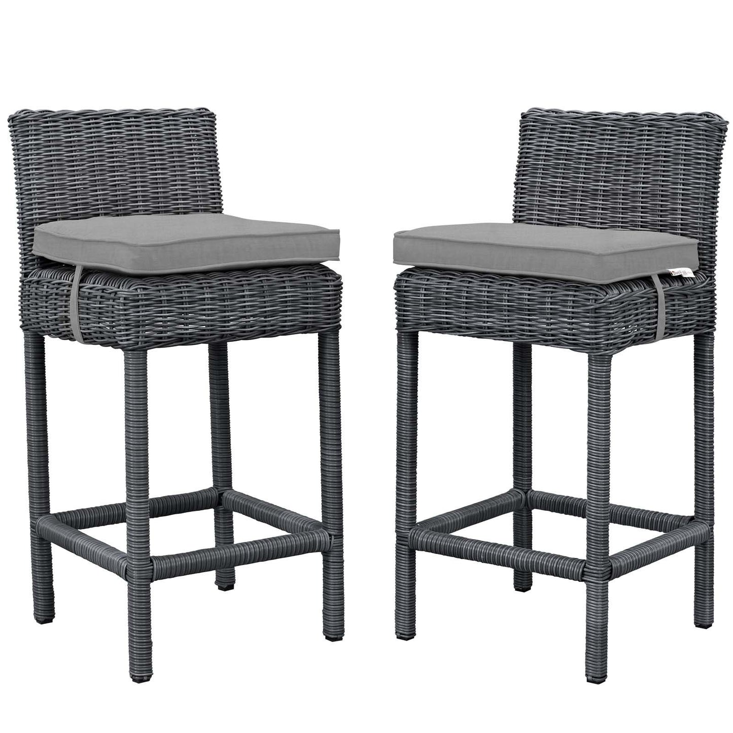 Modway Summon 2 Piece Outdoor Patio Sunbrella® Pub Set