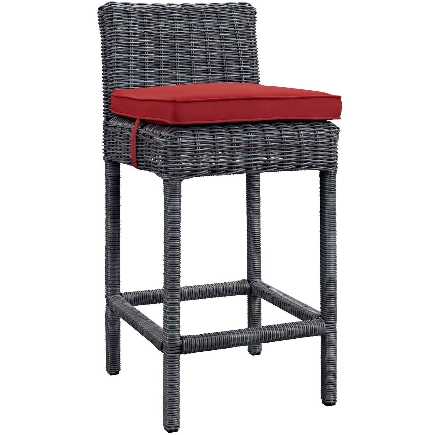 Summon 2 Piece Outdoor Patio Sunbrella® Pub Set By Modway - EEI-2197 | Bar Stools | Modishstore - 7