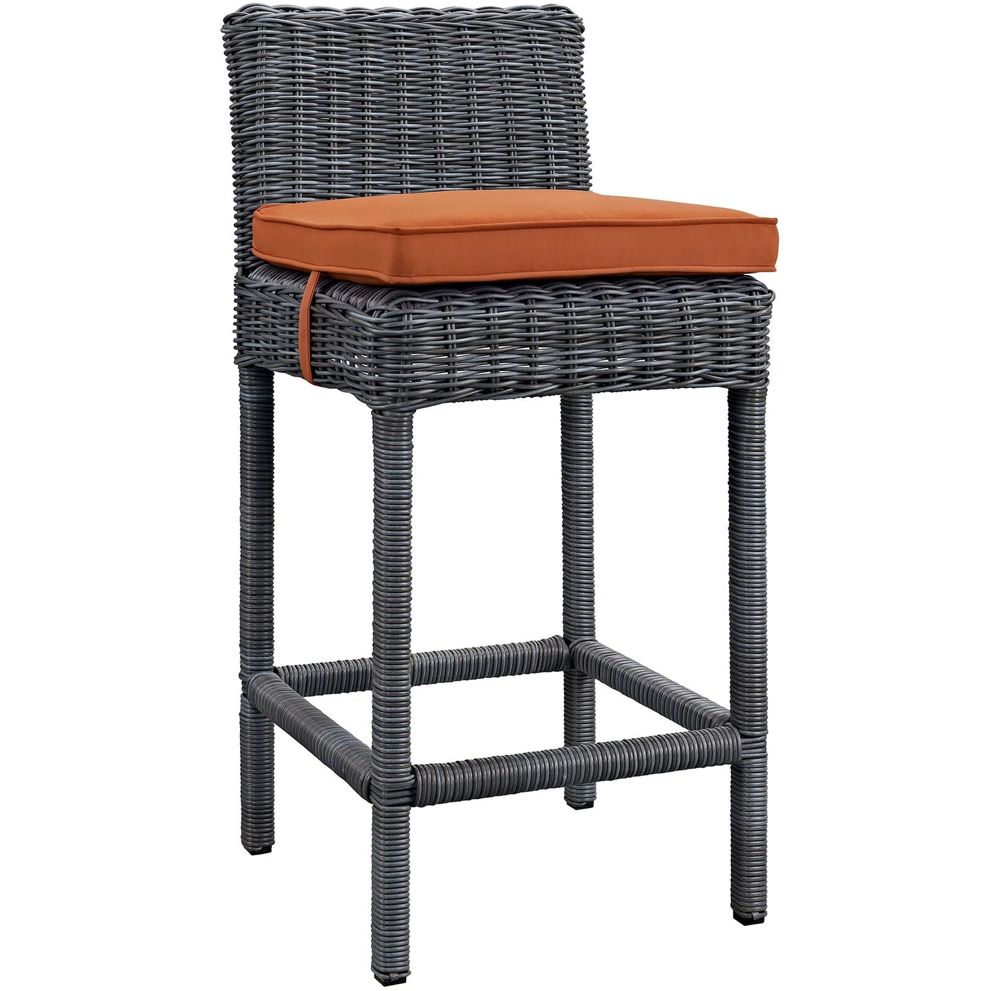 Summon 2 Piece Outdoor Patio Sunbrella® Pub Set By Modway - EEI-2197 | Bar Stools | Modishstore - 9