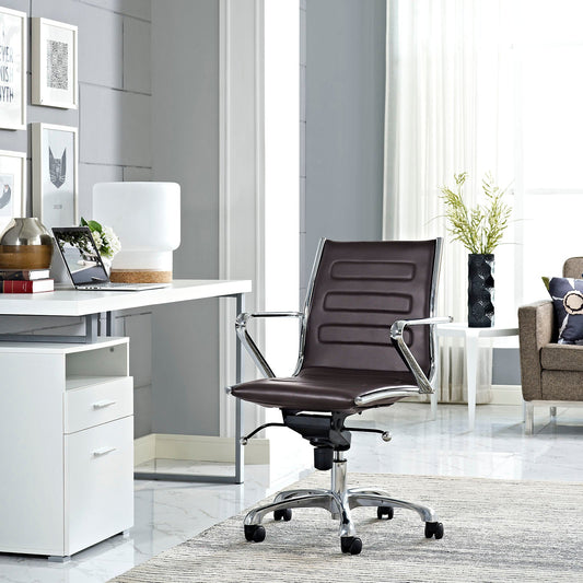 Ascend Mid Back Office Chair By Modway - EEI-2214 | Office Chairs