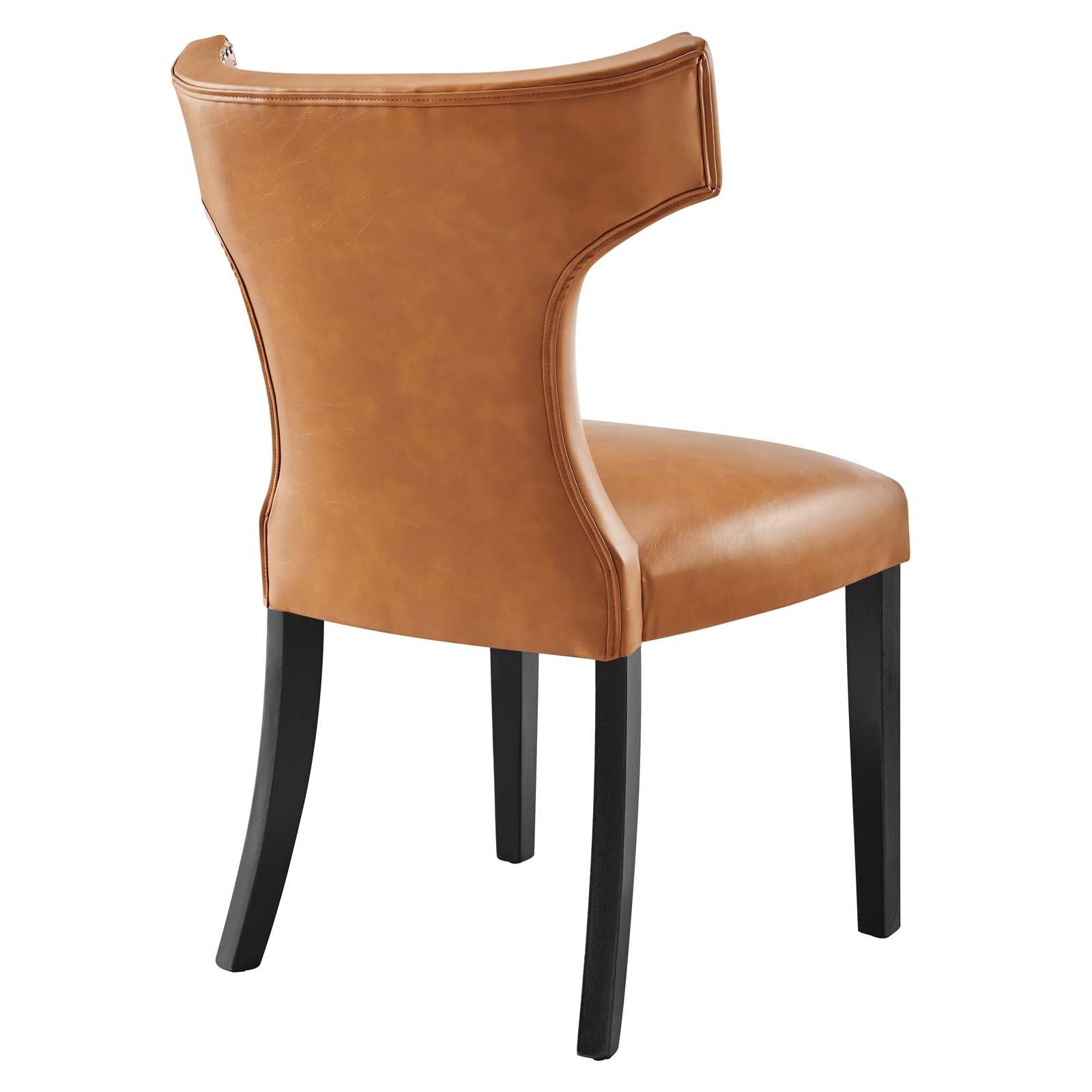 Modway Curve Vinyl Dining Chair | Dining Chairs | 