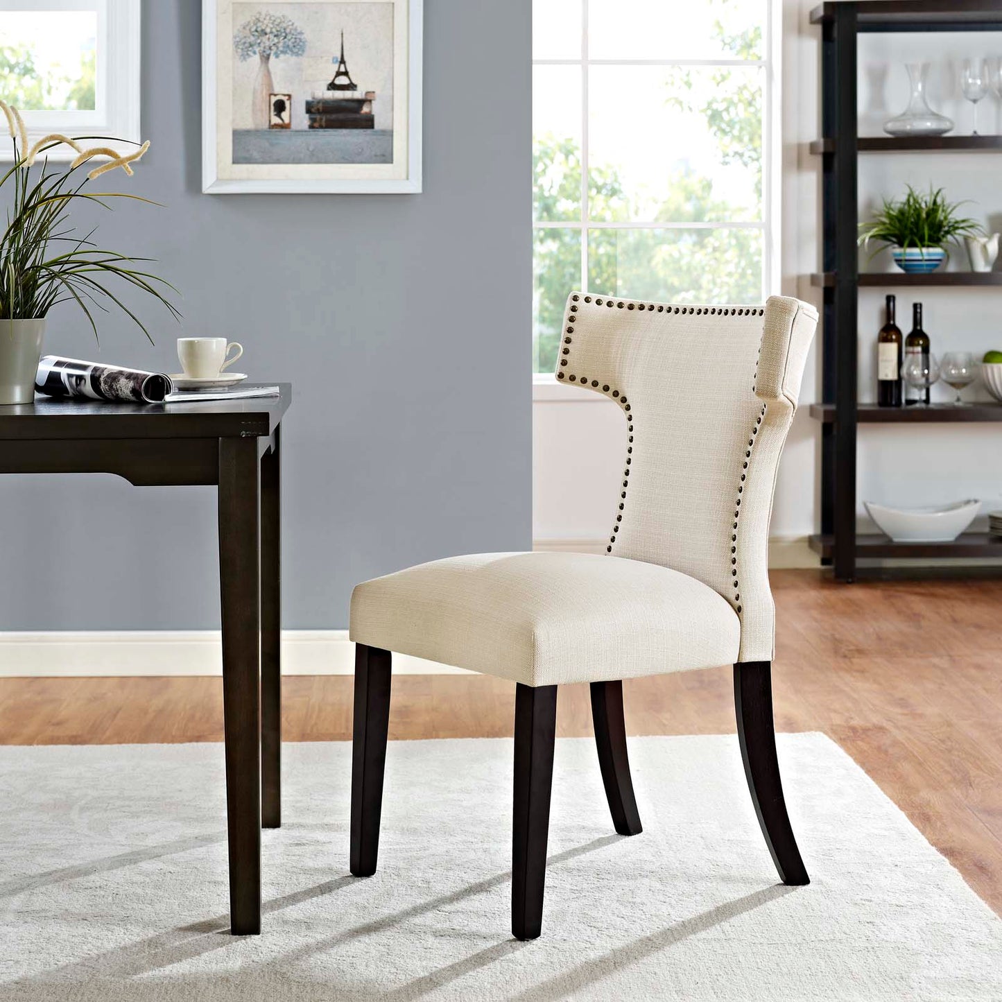 Modway Curve Fabric Dining Chair | Dining Chairs | 