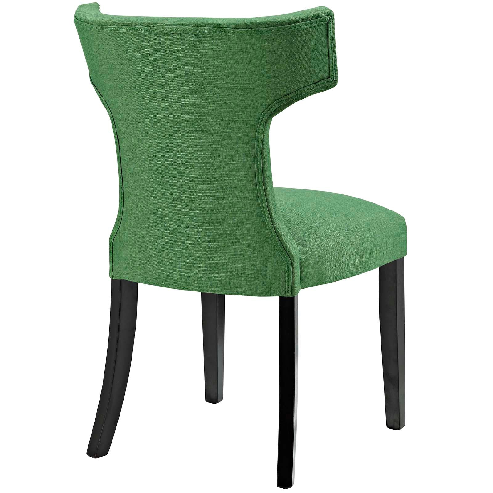 Modway Curve Fabric Dining Chair | Dining Chairs | 