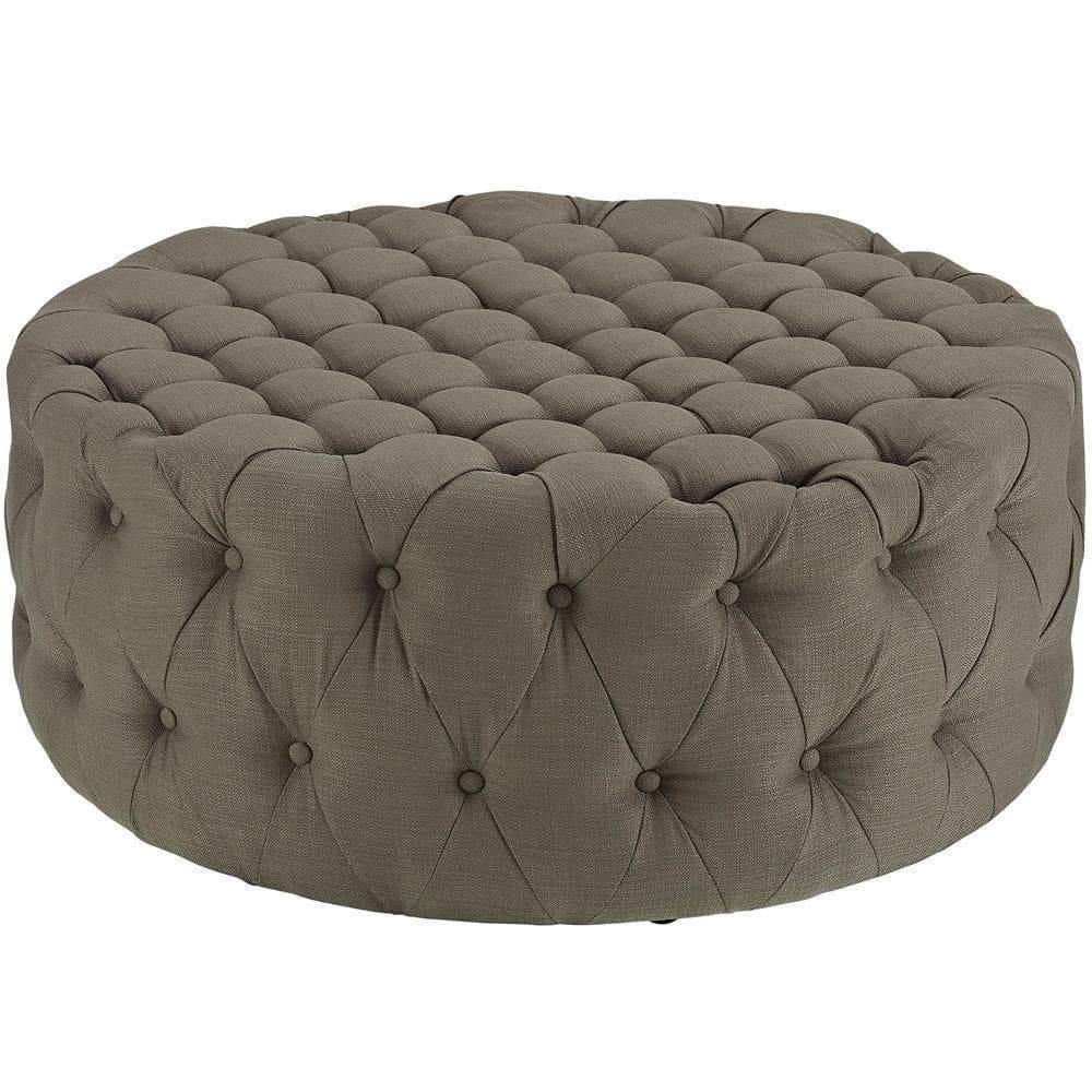 Modway Amour Upholstered Fabric Ottoman