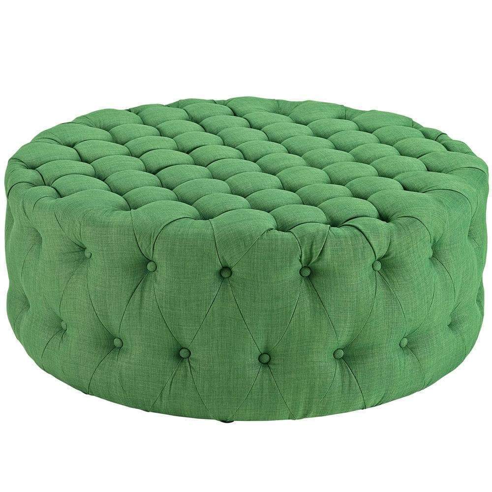 Modway Amour Upholstered Fabric Ottoman