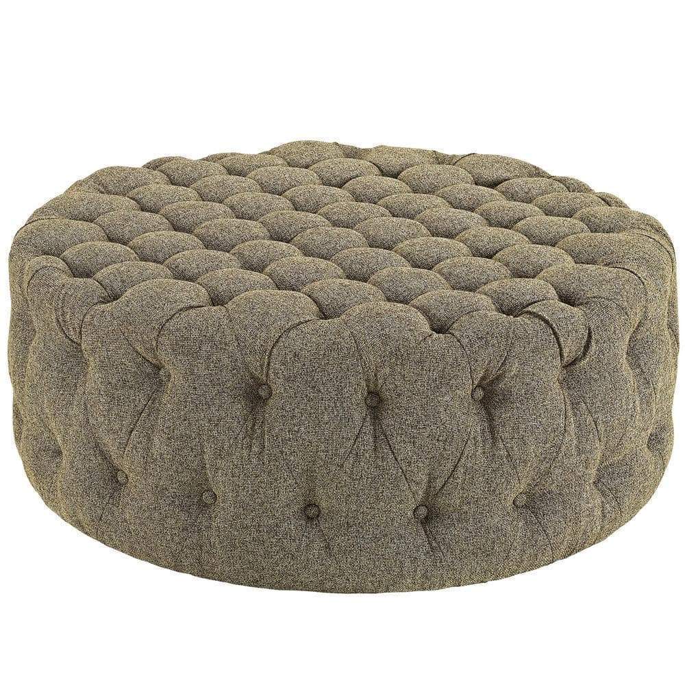 Modway Amour Upholstered Fabric Ottoman