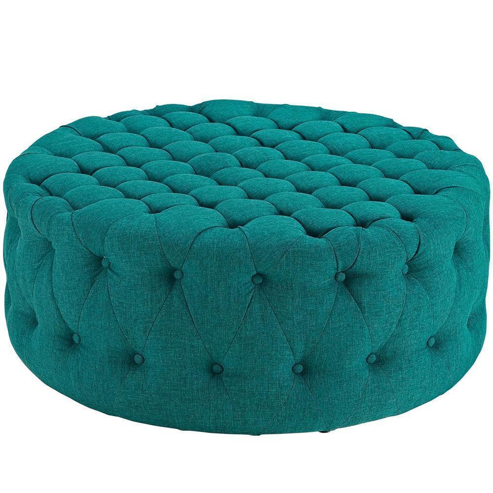 Modway Amour Upholstered Fabric Ottoman