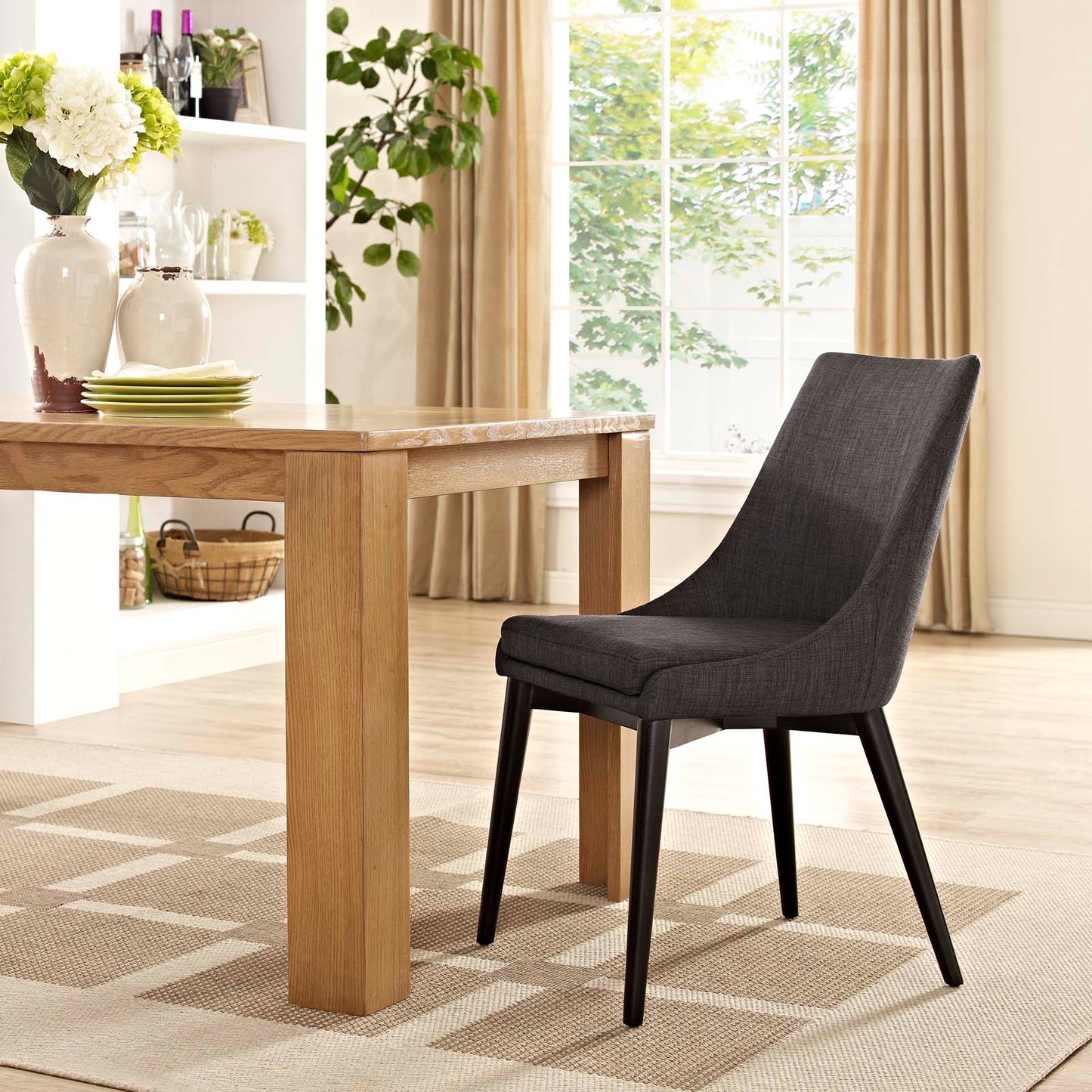 Modway Viscount Fabric Dining Chair | Dining Chairs | Modishstore-9