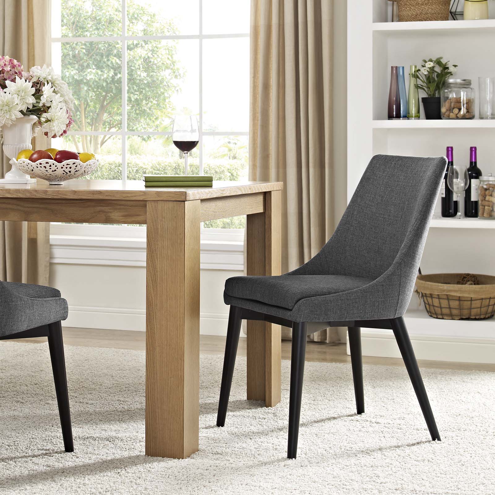 Modway Viscount Fabric Dining Chair | Dining Chairs | Modishstore-8