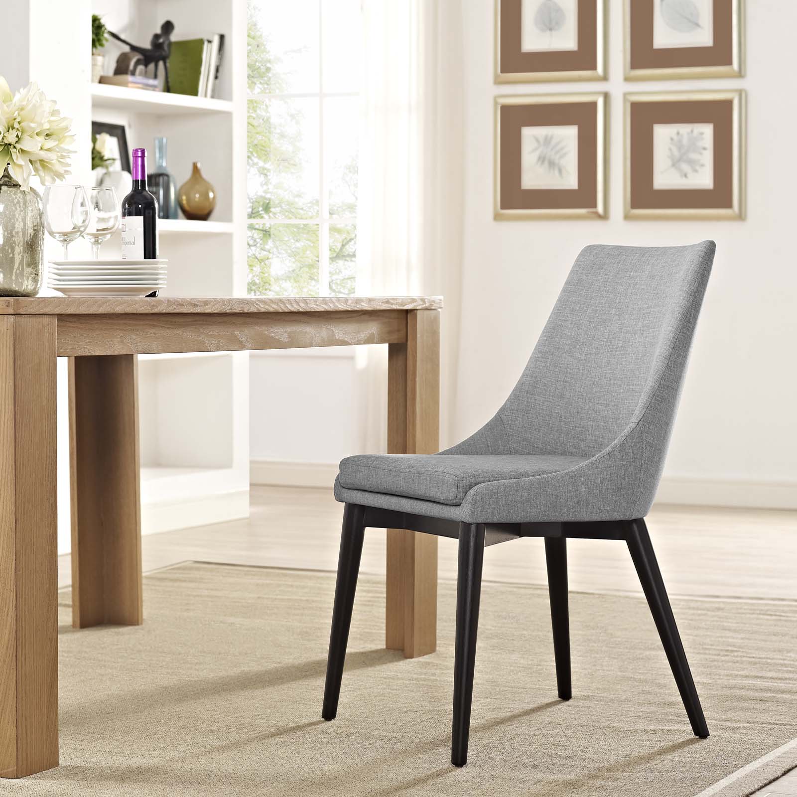 Modway Viscount Fabric Dining Chair | Dining Chairs | Modishstore-11