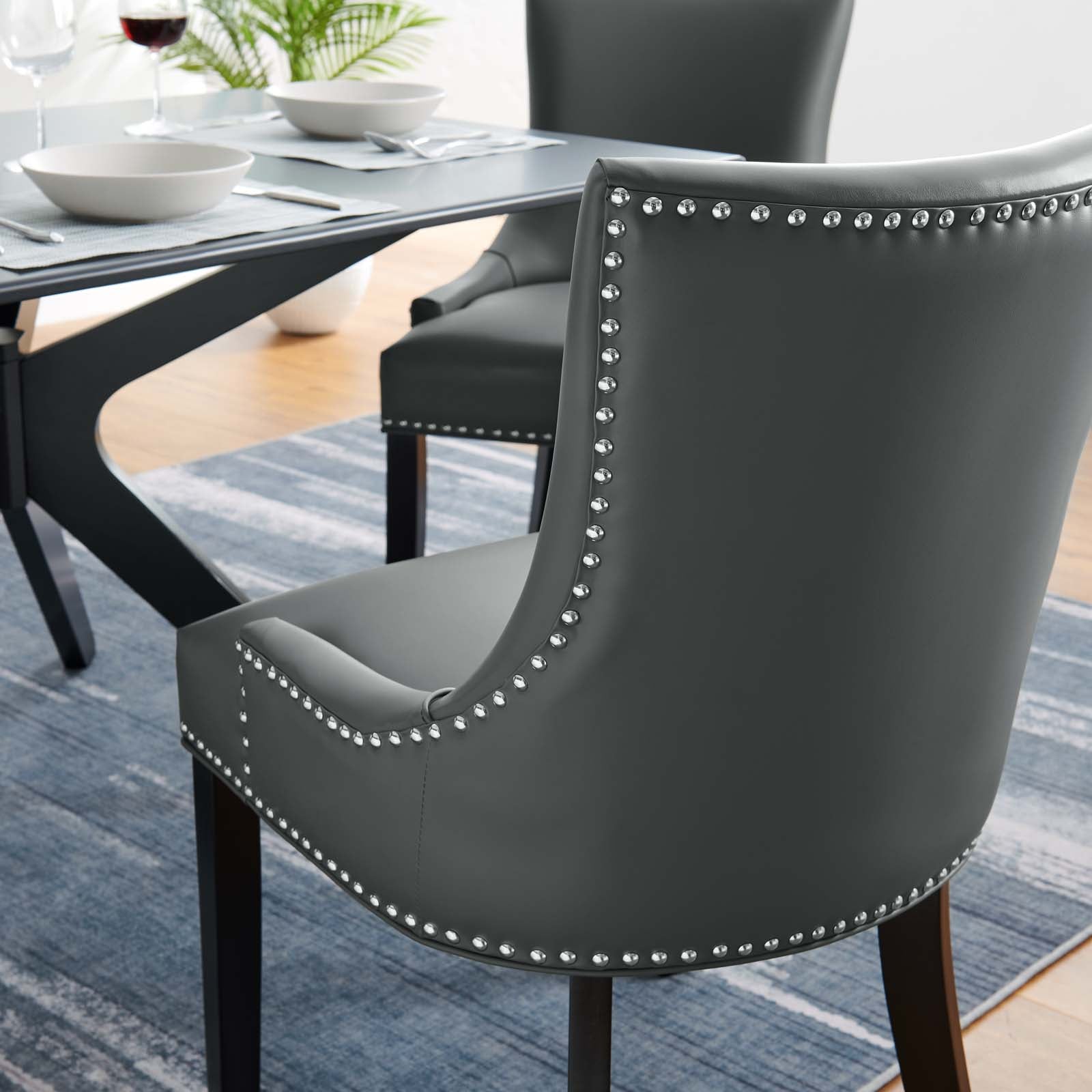 Modway Marquis Faux Leather Dining Chair | Dining Chairs | Modishstore-9