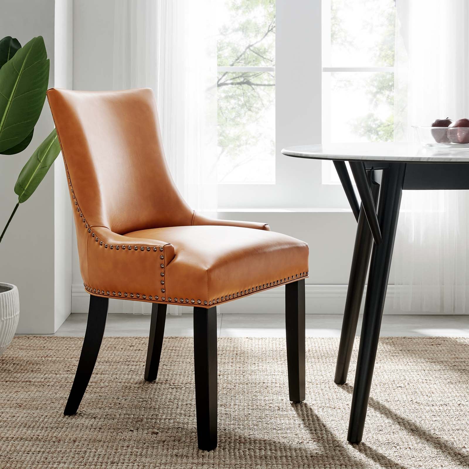 Modway Marquis Faux Leather Dining Chair | Dining Chairs | Modishstore-26