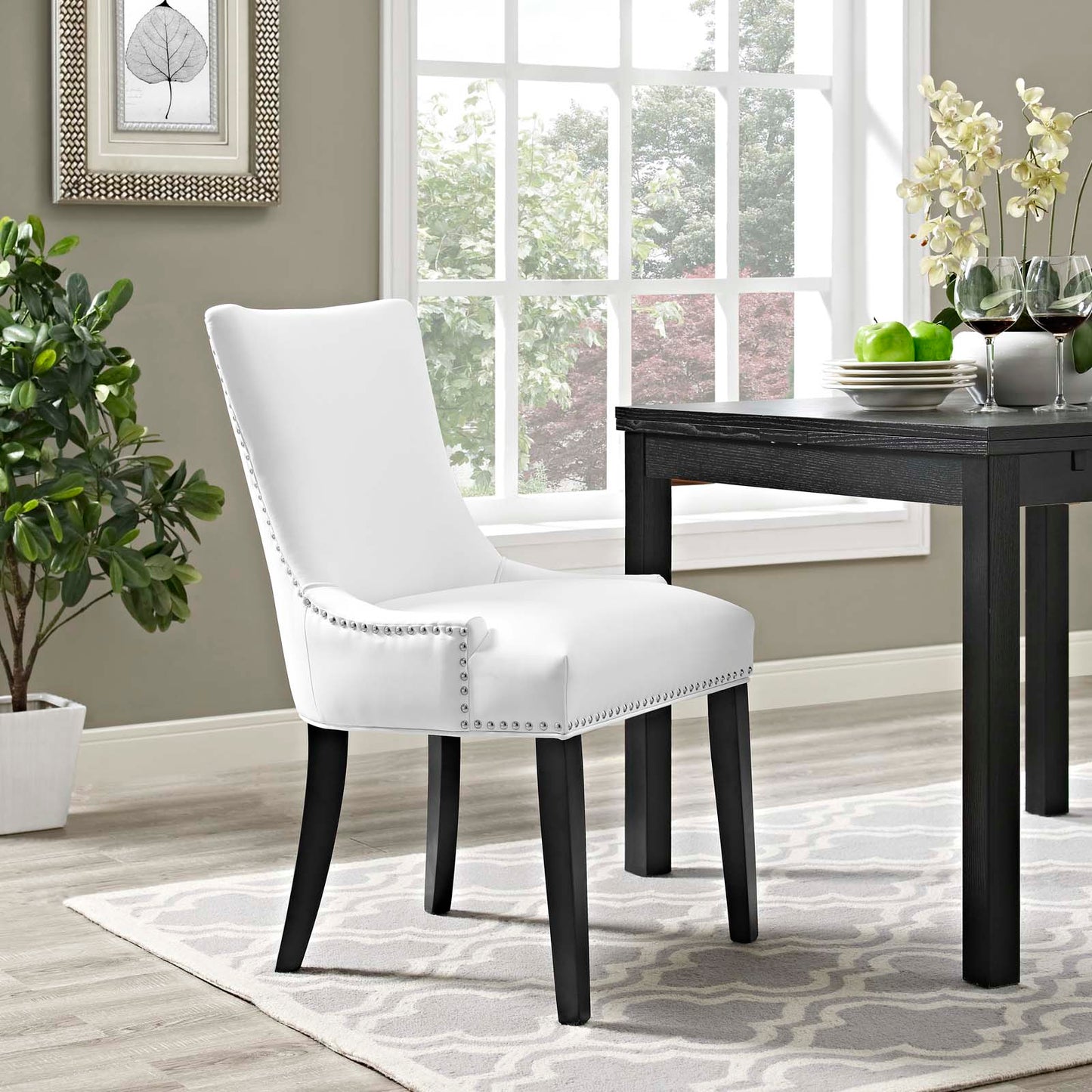 Modway Marquis Faux Leather Dining Chair | Dining Chairs | Modishstore-5