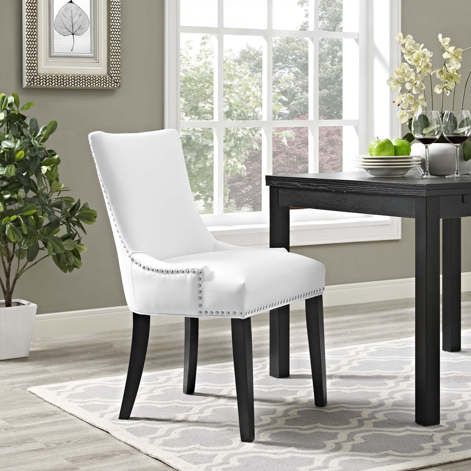 Modway Marquis Faux Leather Dining Chair | Dining Chairs | Modishstore-5