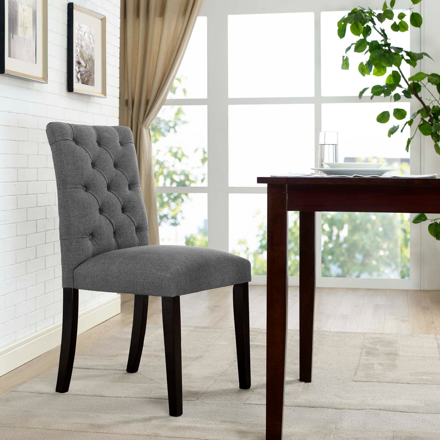 Modway Duchess Fabric Dining Chair | Dining Chairs | 