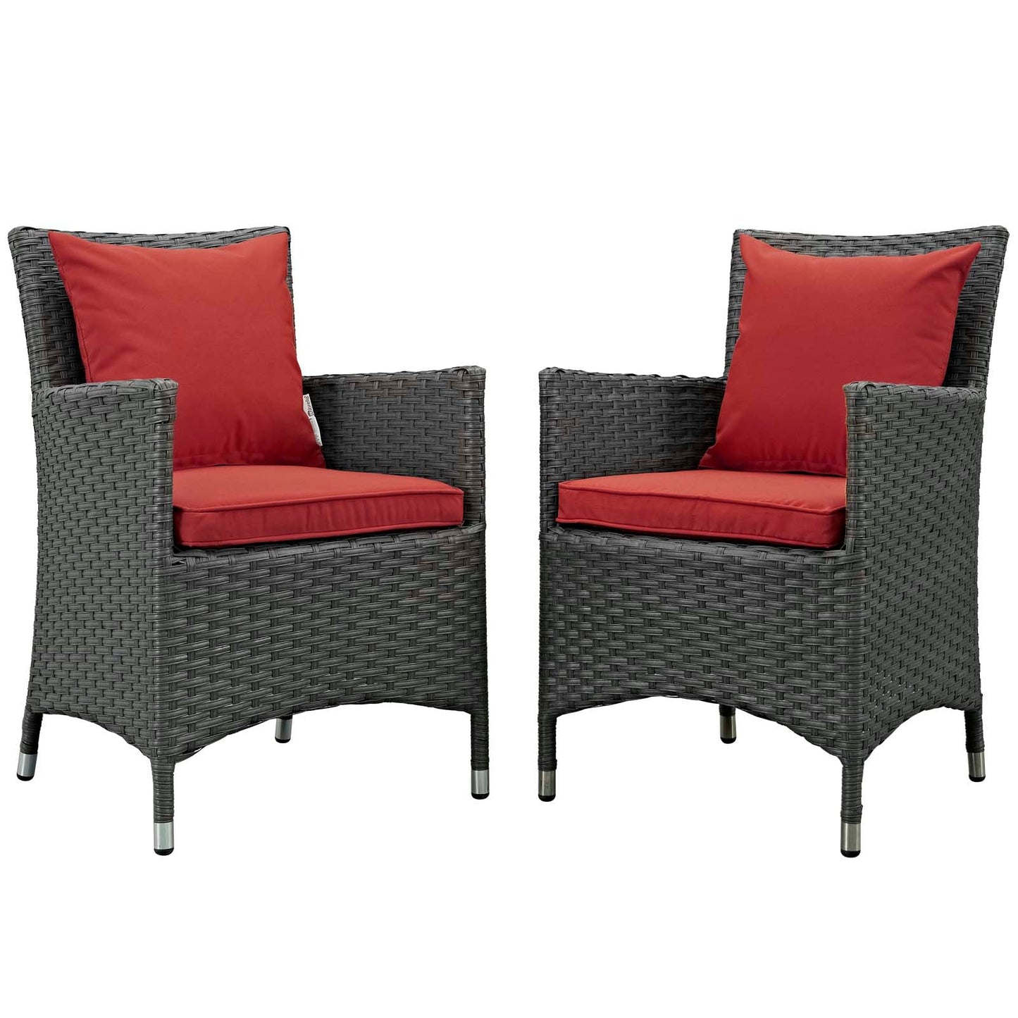 Modway Sojourn 2 Piece Outdoor Patio Sunbrella Dining Set | Outdoor Dining Sets | Modishstore-26