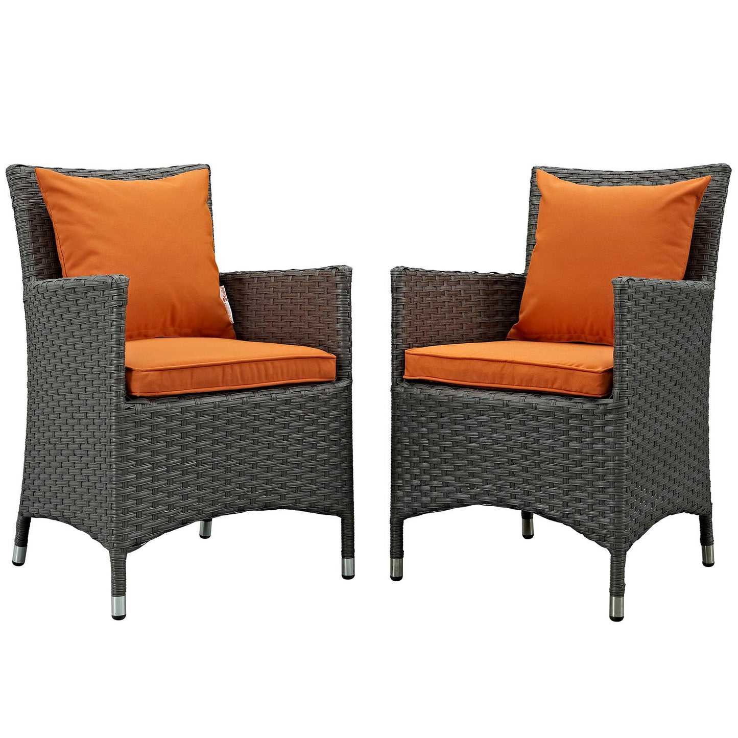 Modway Sojourn 2 Piece Outdoor Patio Sunbrella Dining Set | Outdoor Dining Sets | Modishstore-22