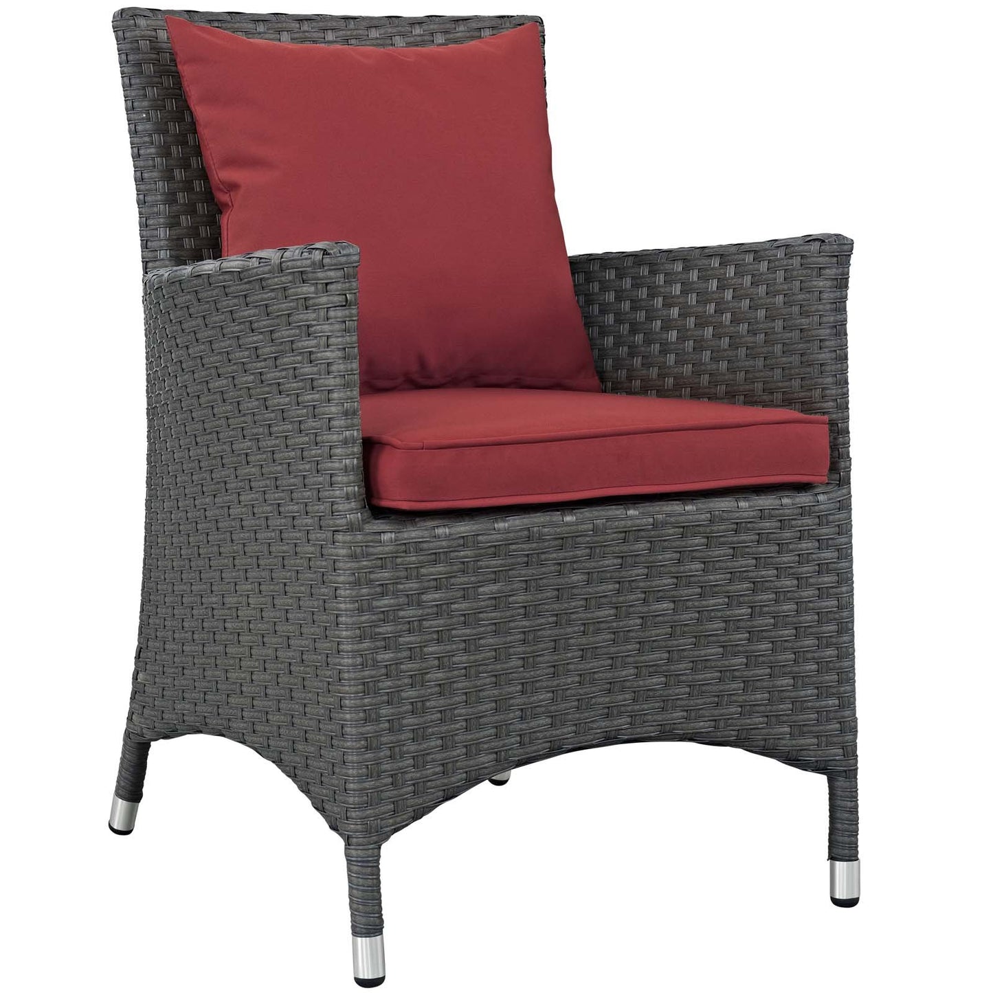 Modway Sojourn 4 Piece Outdoor Patio Sunbrella® Dining Set