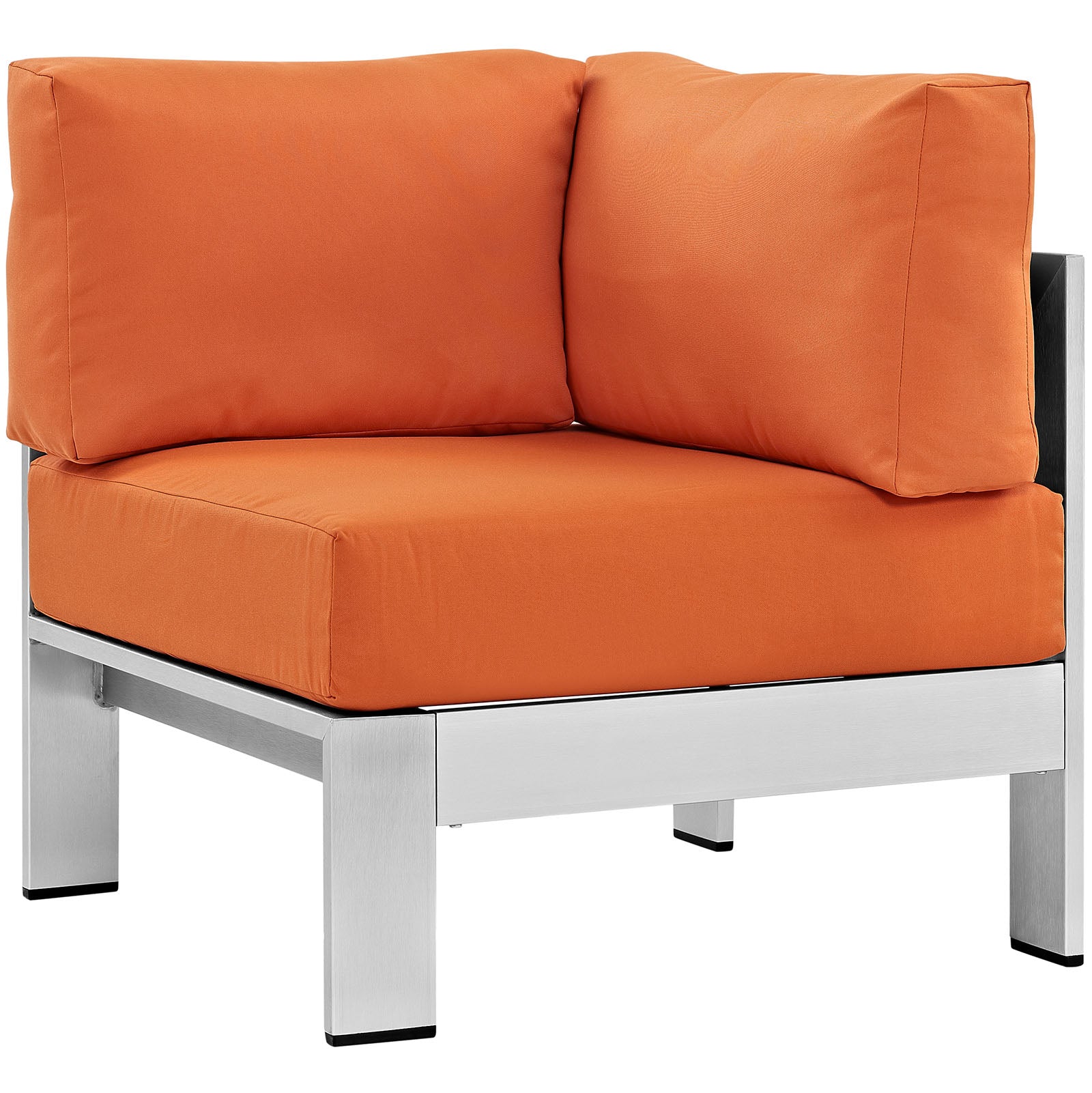 Modway Shore Outdoor Patio Aluminum Corner Sofa | Outdoor Sofas, Loveseats & Sectionals | Modishstore-16