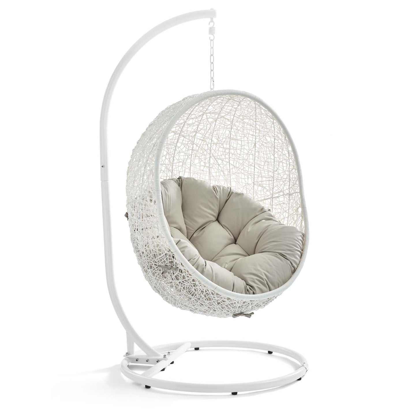 Modway Hide Outdoor Patio Swing Chair With Stand | Outdoor Porch Swings | 0