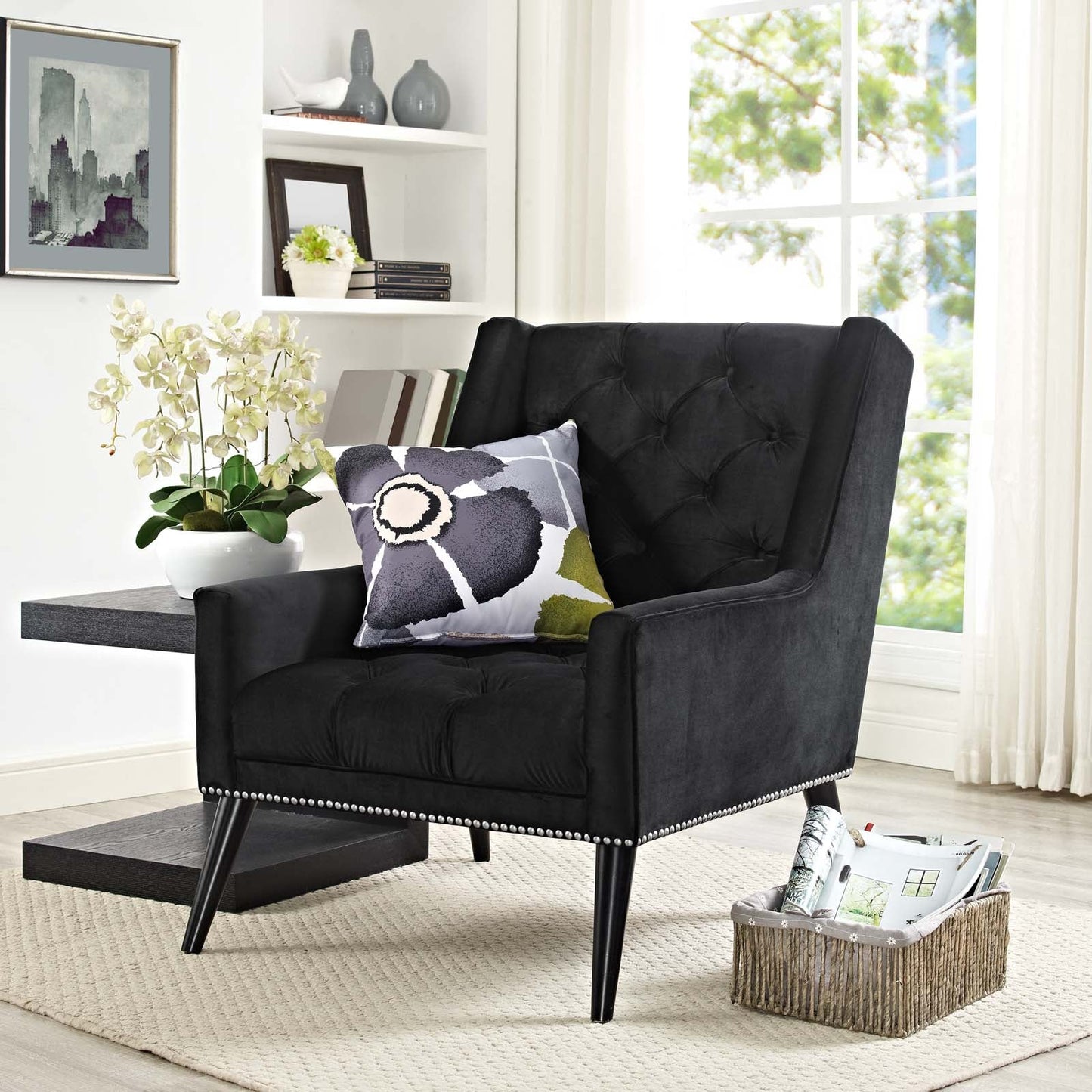 Peruse Velvet Armchair By Modway - EEI-2306 | Armchairs | Modishstore