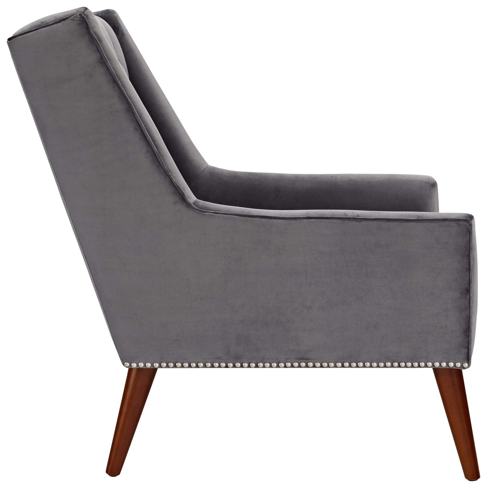 Peruse Velvet Armchair By Modway - EEI-2306 | Armchairs | Modishstore - 8