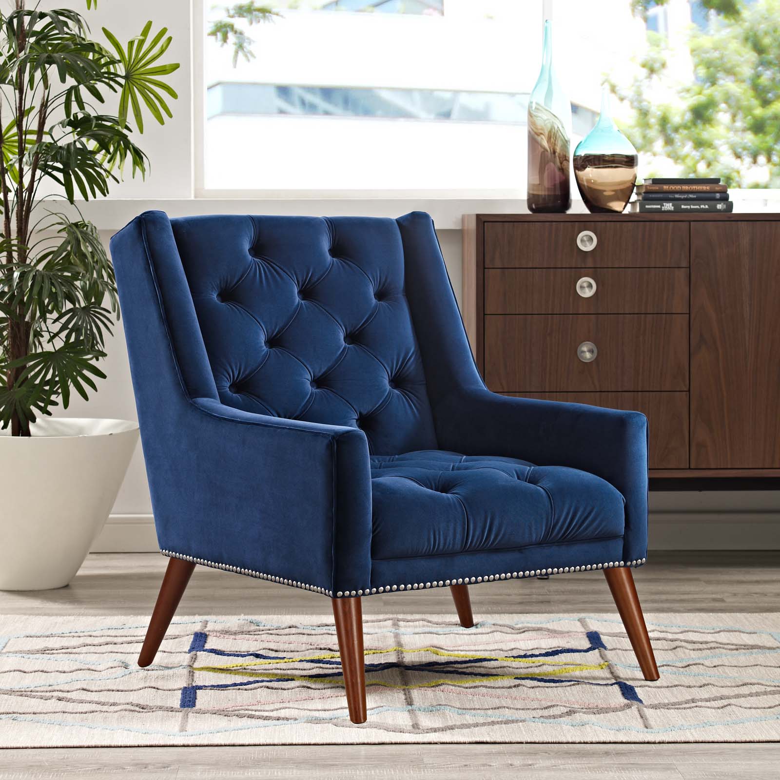 Peruse Velvet Armchair By Modway - EEI-2306 | Armchairs | Modishstore - 16
