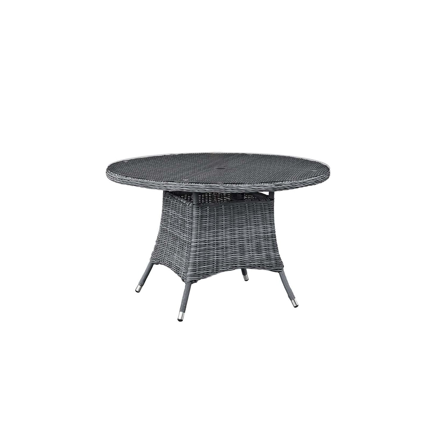 Modway Summon 7 Piece Outdoor Patio Sunbrella® Dining Set