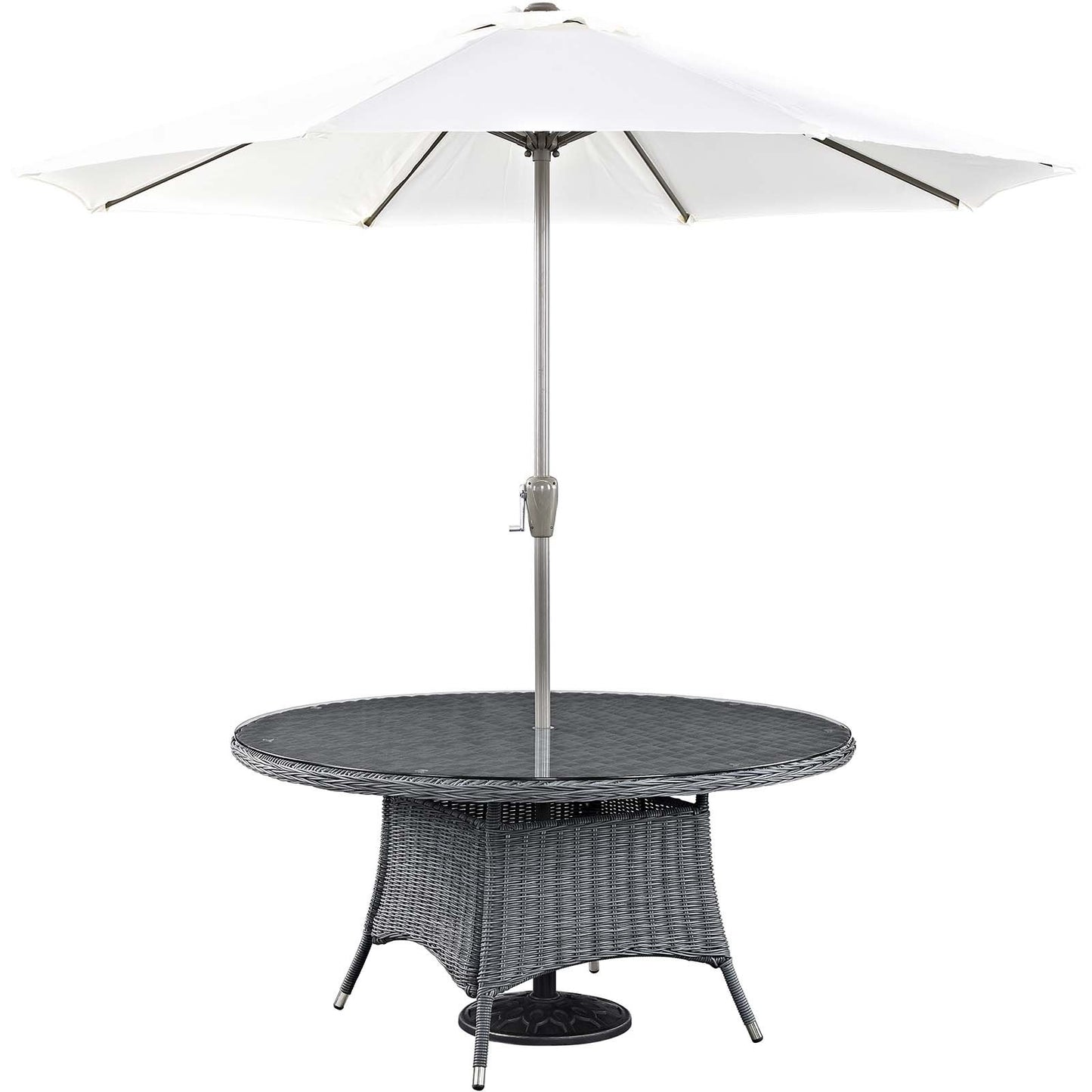 Modway Summon 8 Piece Outdoor Patio Sunbrella® Dining Set