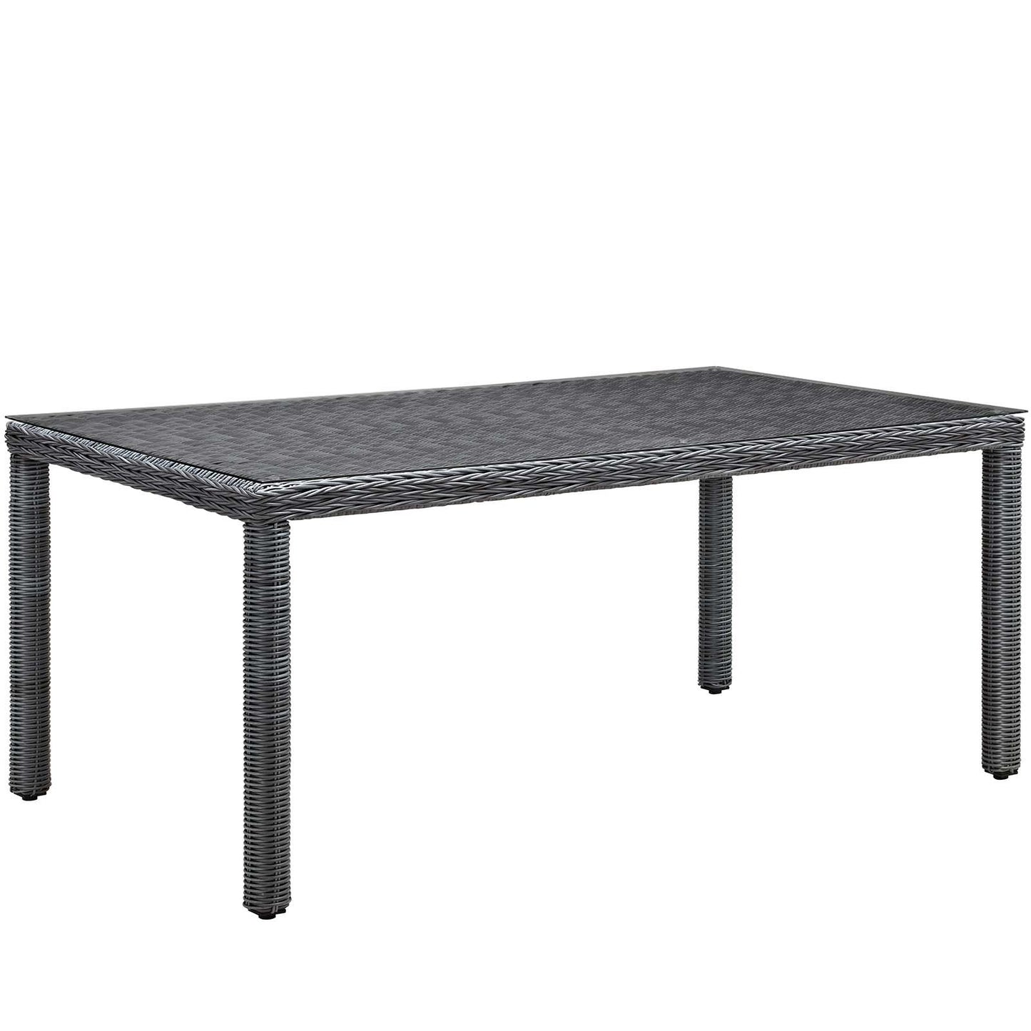 Modway Summon 7 Piece Outdoor Patio Sunbrella® Dining Set