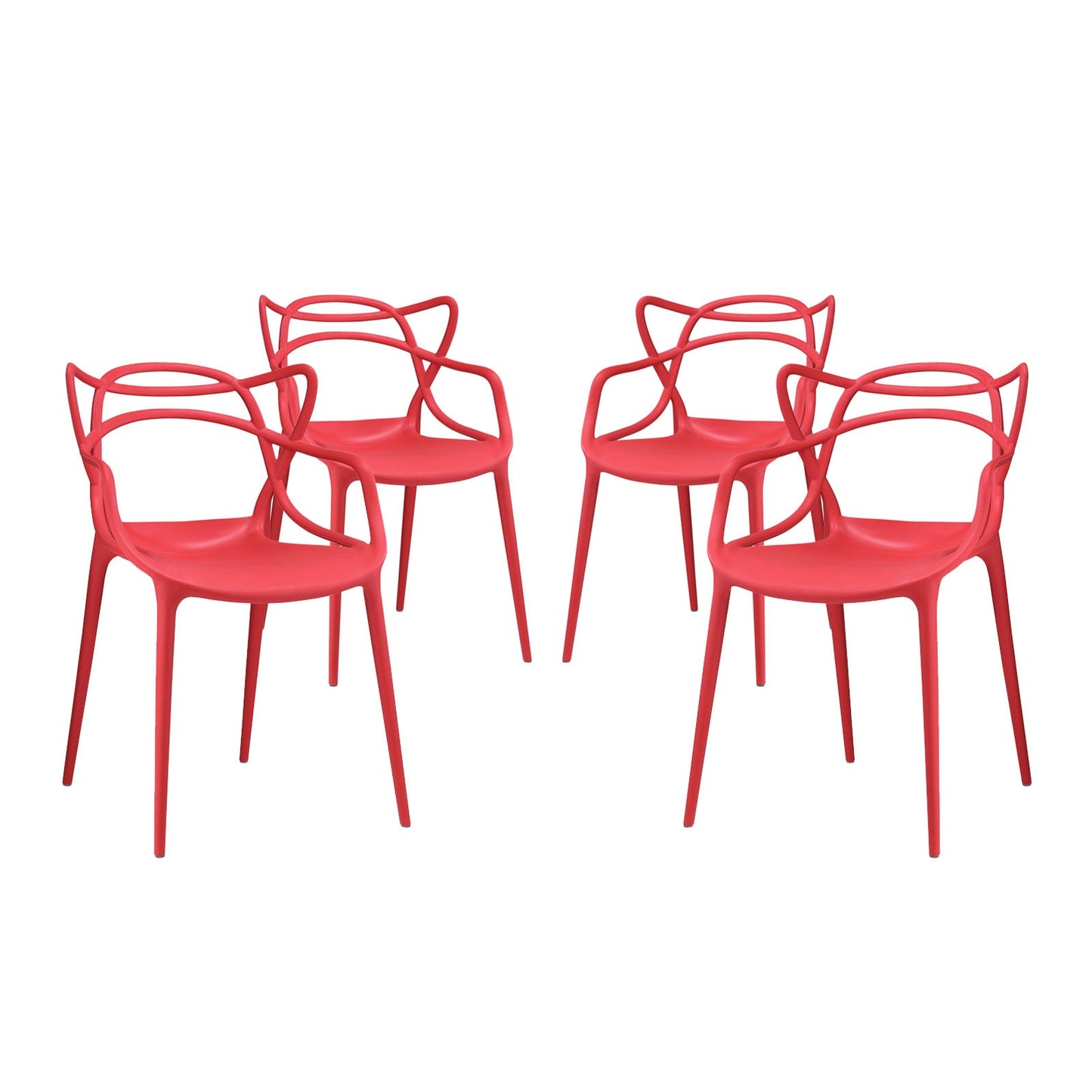Modway Entangled Dining Set - Set of 4 | Dining Sets | 