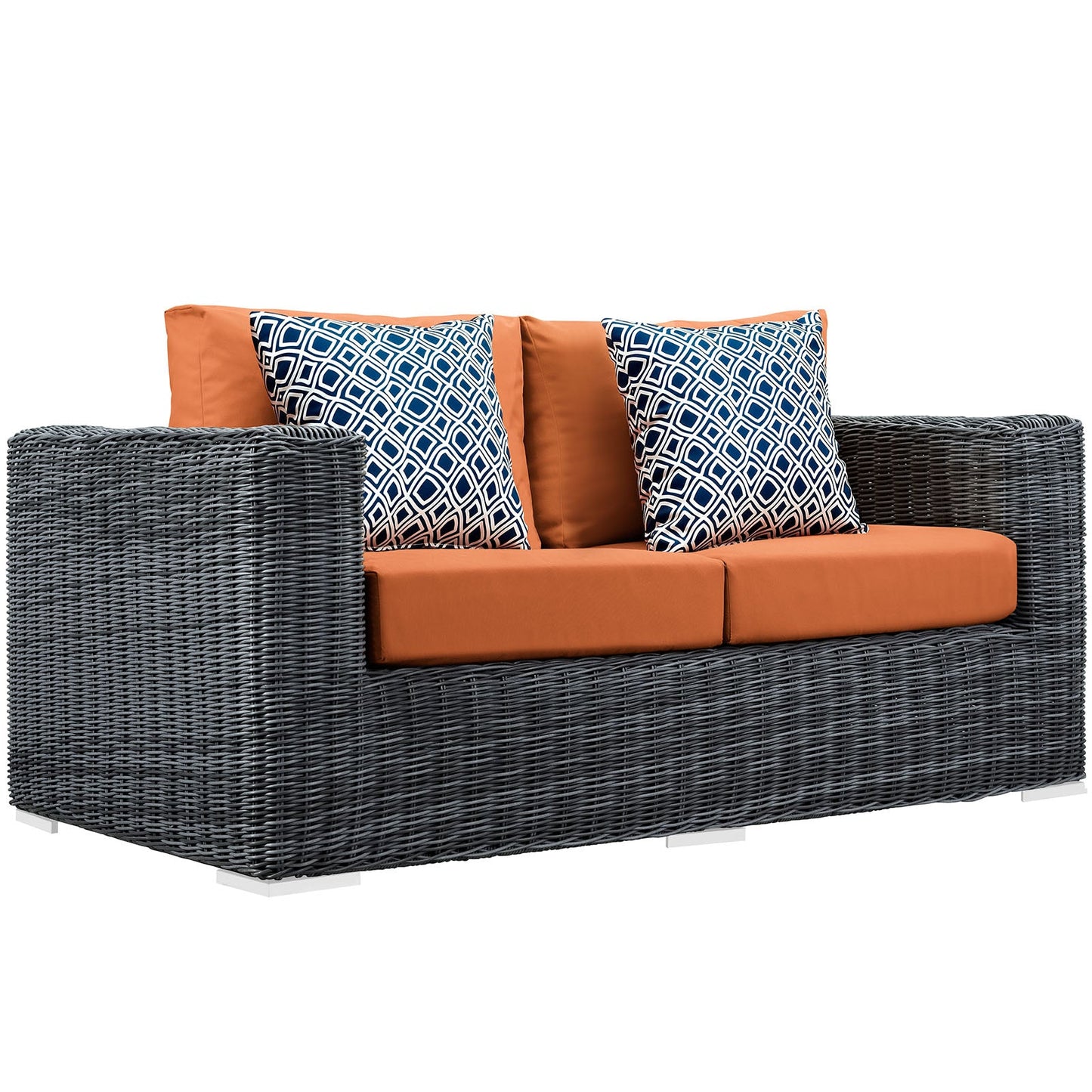 Modway Summon 5 Piece Outdoor Patio Sunbrella Sectional Set - EEI-2388