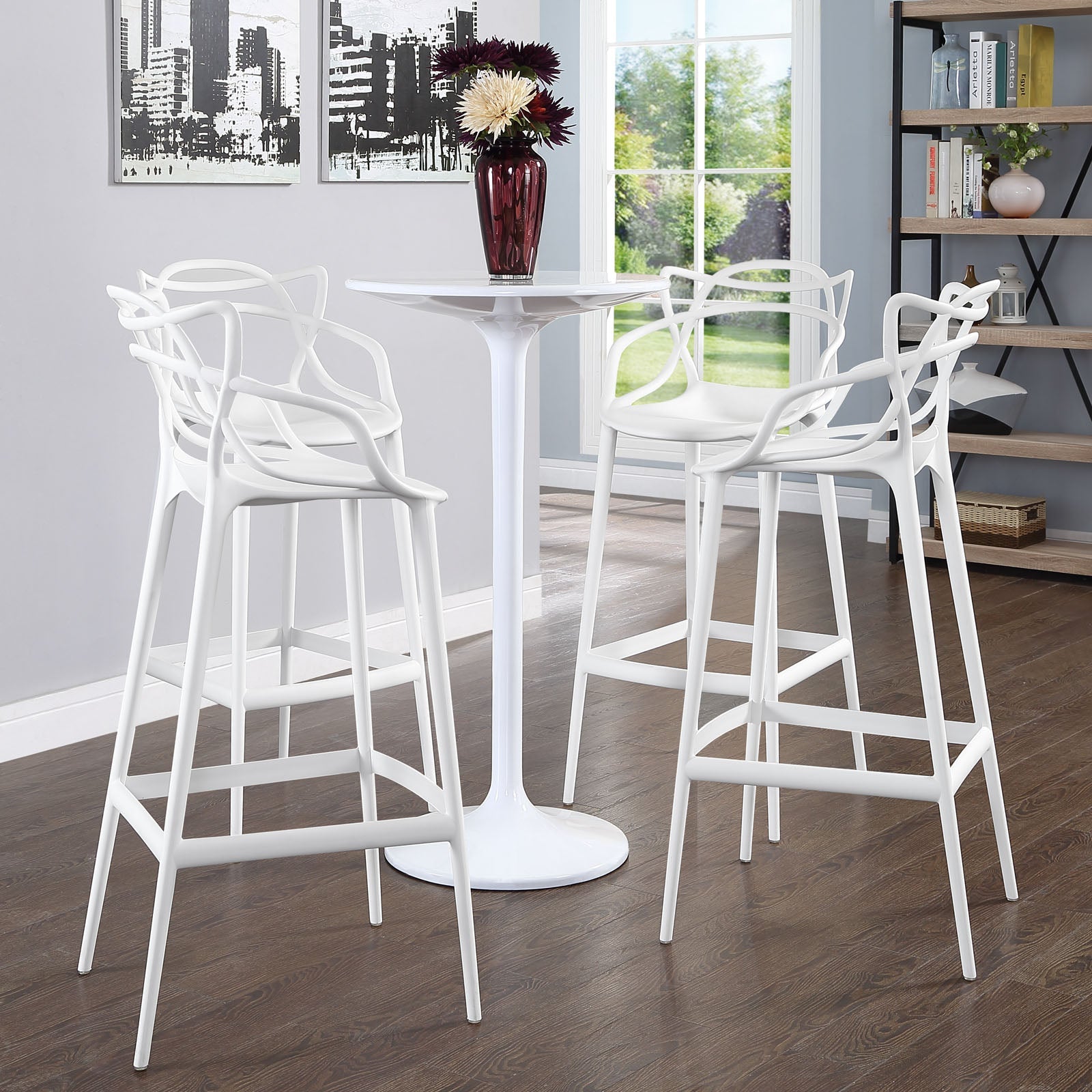 Modway Entangled Bar Stool - Set of 4 | Bar Stools