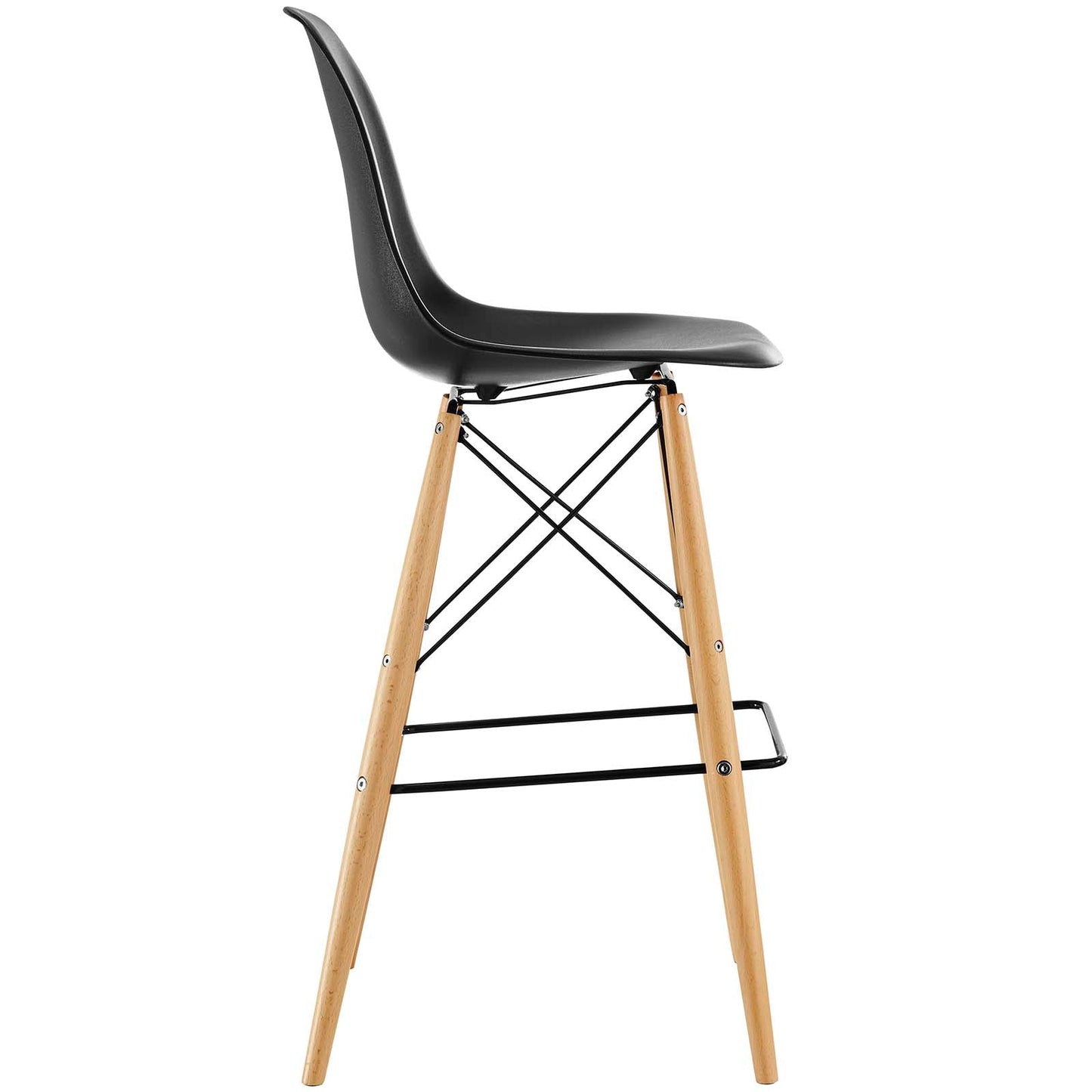 Modway Pyramid Dining Side Bar Stool - Set of 2 | Bar Stools | Modishstore-14