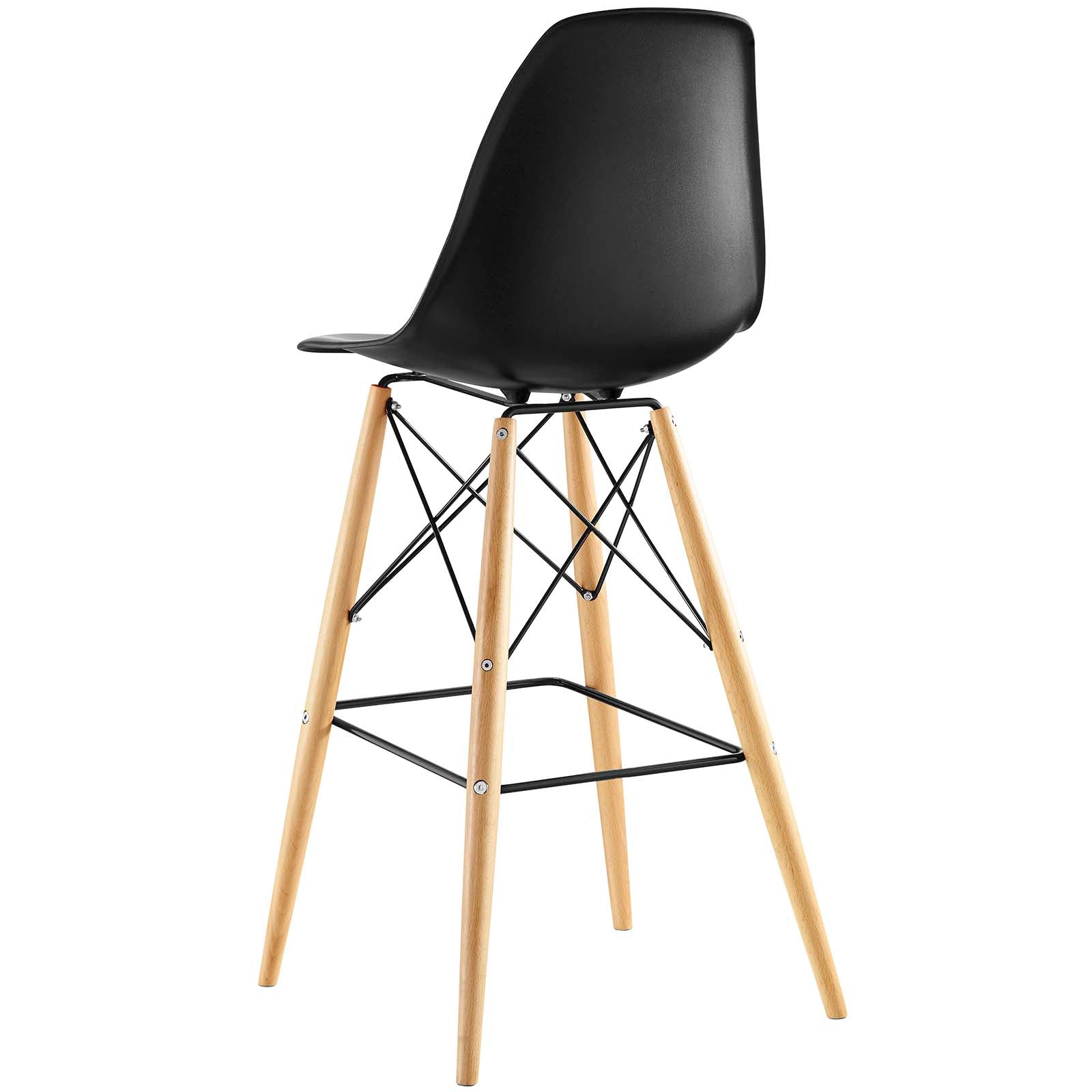 Modway Pyramid Dining Side Bar Stool - Set of 2 | Bar Stools | Modishstore-11