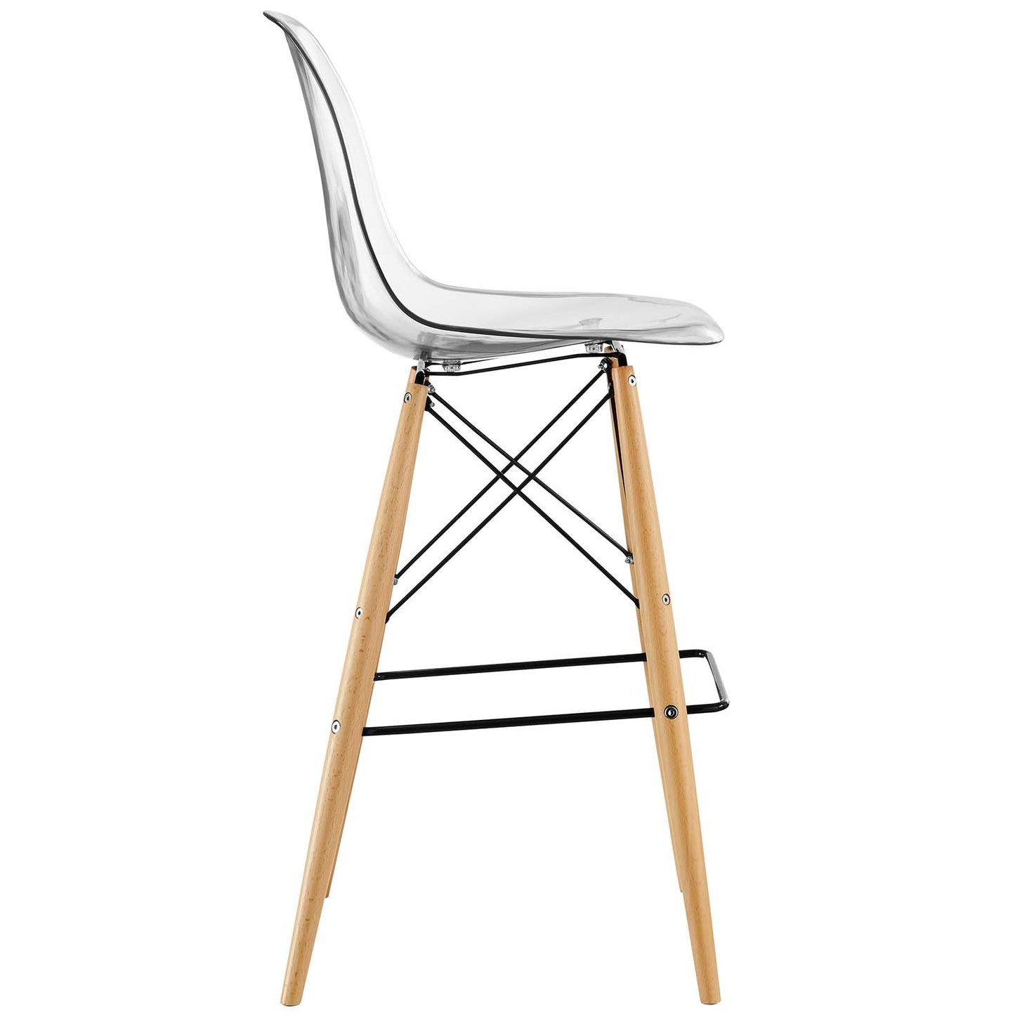 Modway Pyramid Dining Side Bar Stool - Set of 2 | Bar Stools | Modishstore-15
