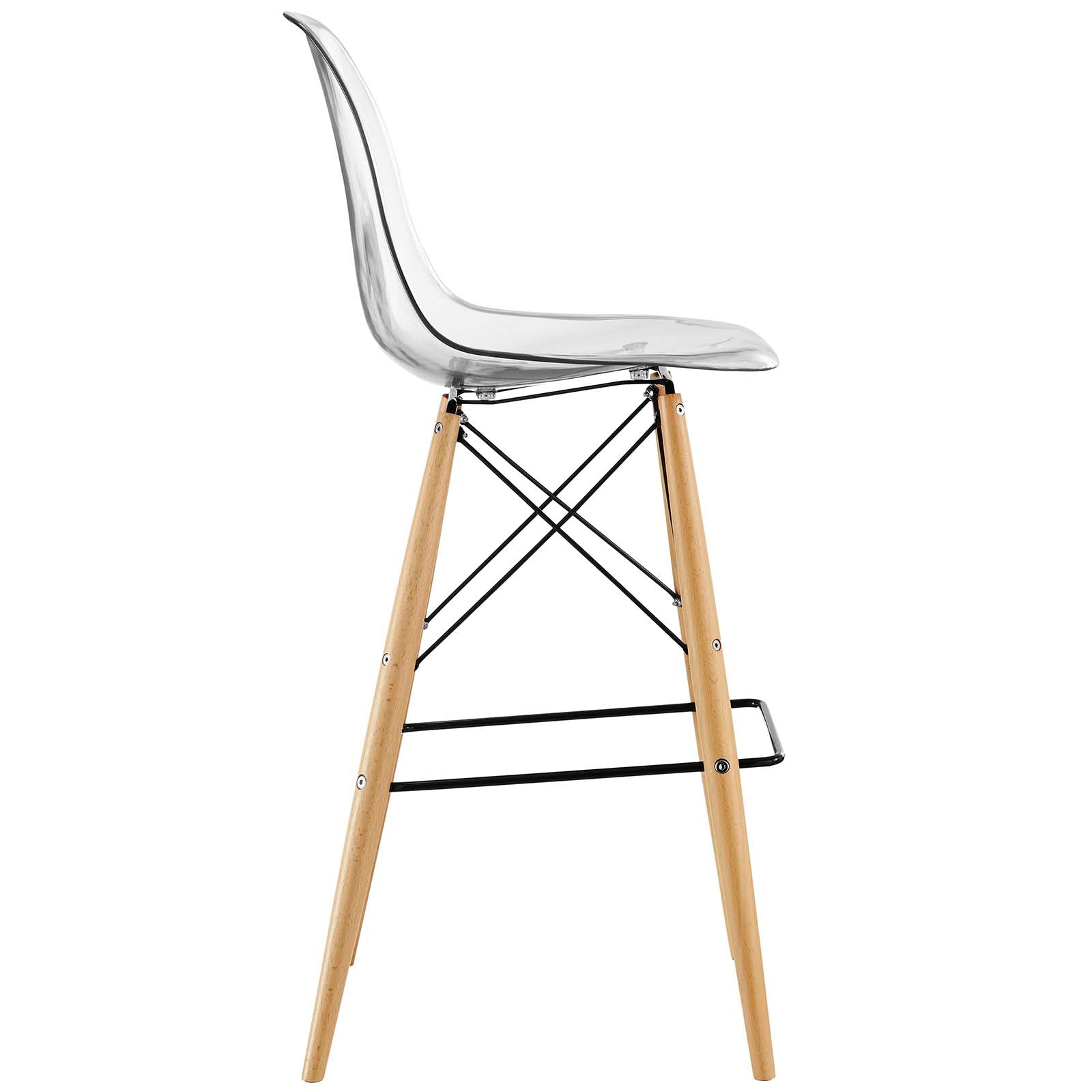 Modway Pyramid Dining Side Bar Stool - Set of 2 | Bar Stools | Modishstore-15