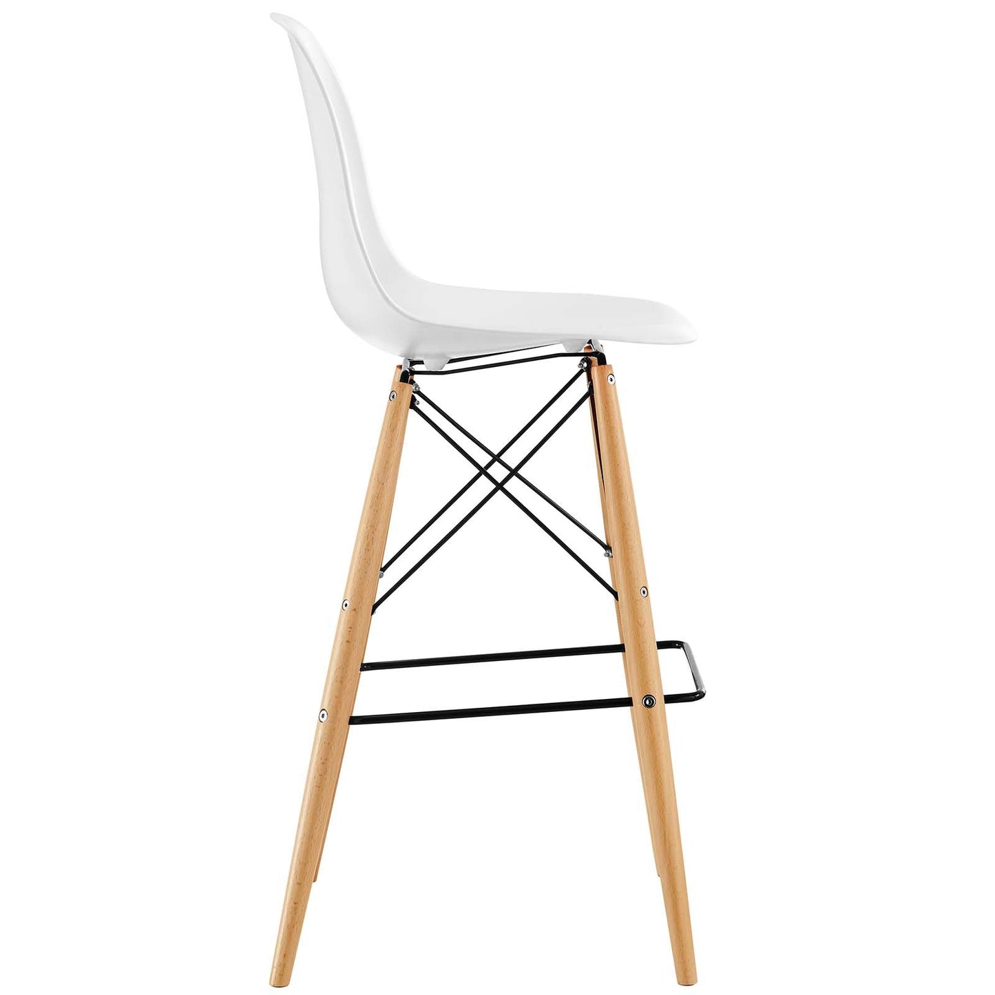 Modway Pyramid Dining Side Bar Stool - Set of 2 | Bar Stools | Modishstore-16