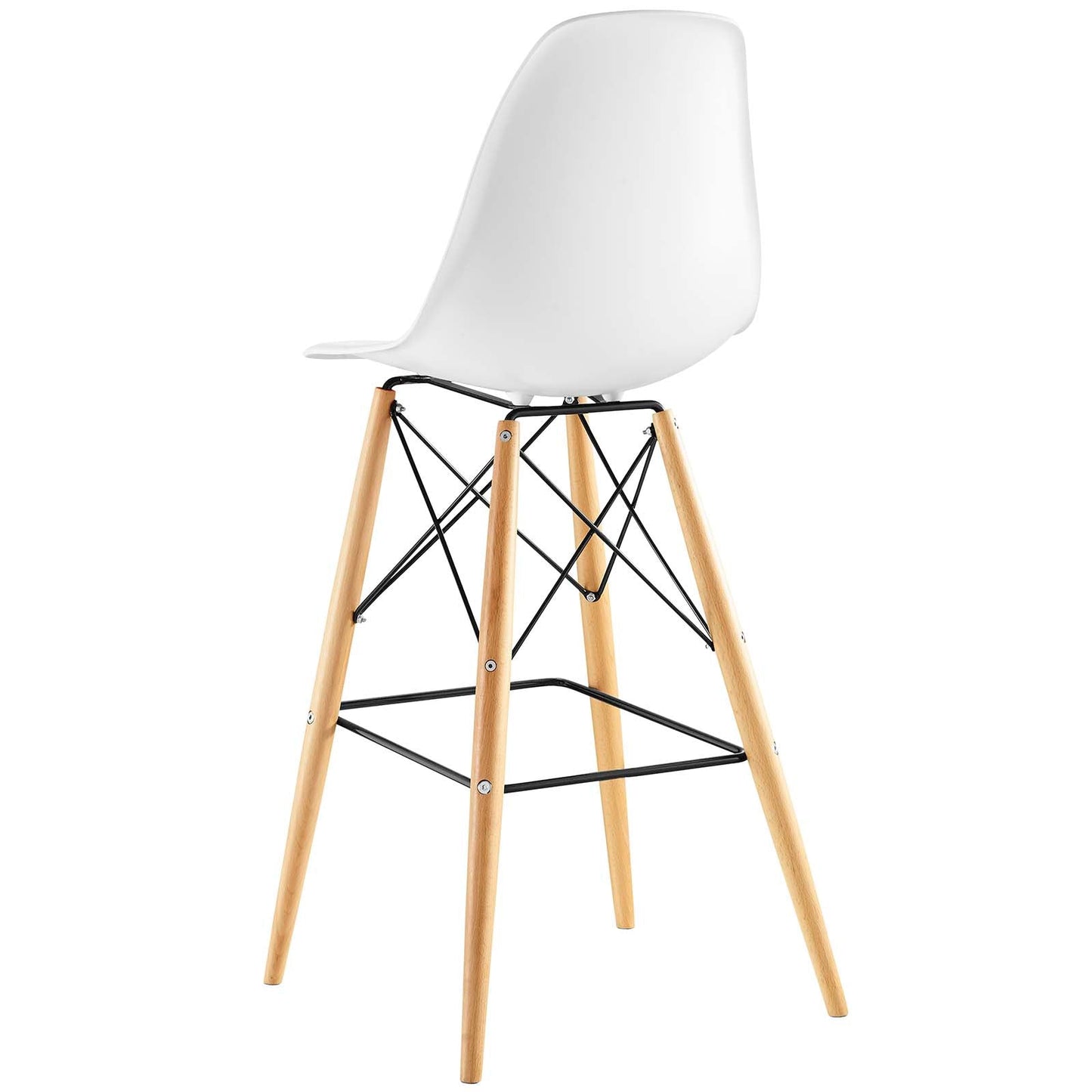 Modway Pyramid Dining Side Bar Stool - Set of 2 | Bar Stools | Modishstore-2