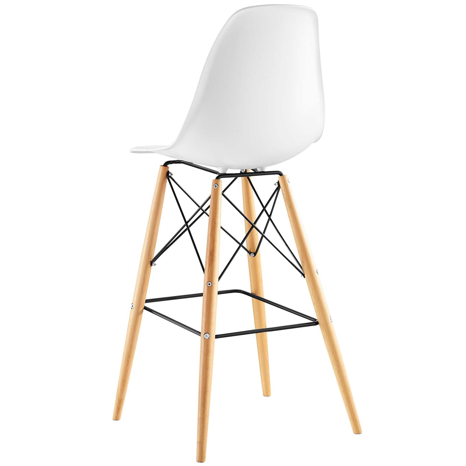 Modway Pyramid Dining Side Bar Stool - Set of 2 | Bar Stools | Modishstore-2