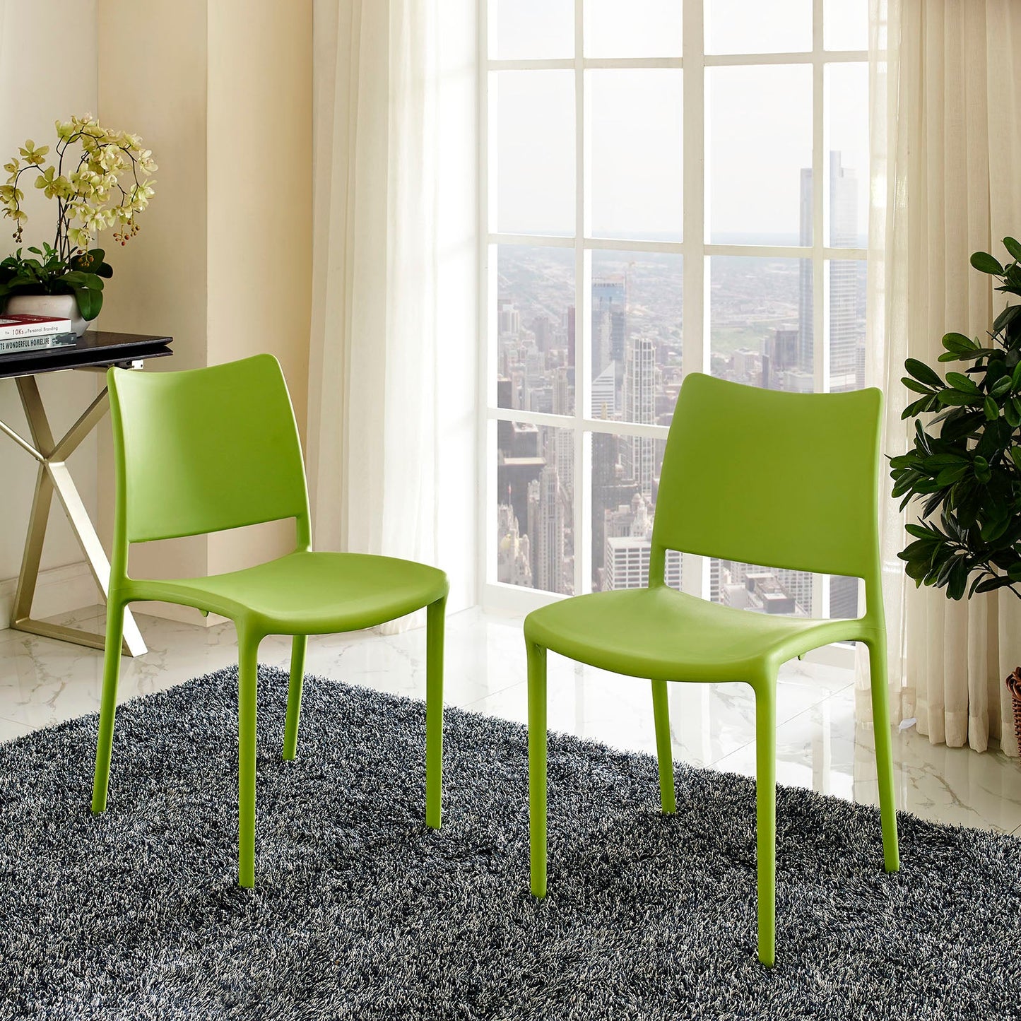 Modway Hipster Dining Side Chair - Set of 2 | Dining Chairs | 