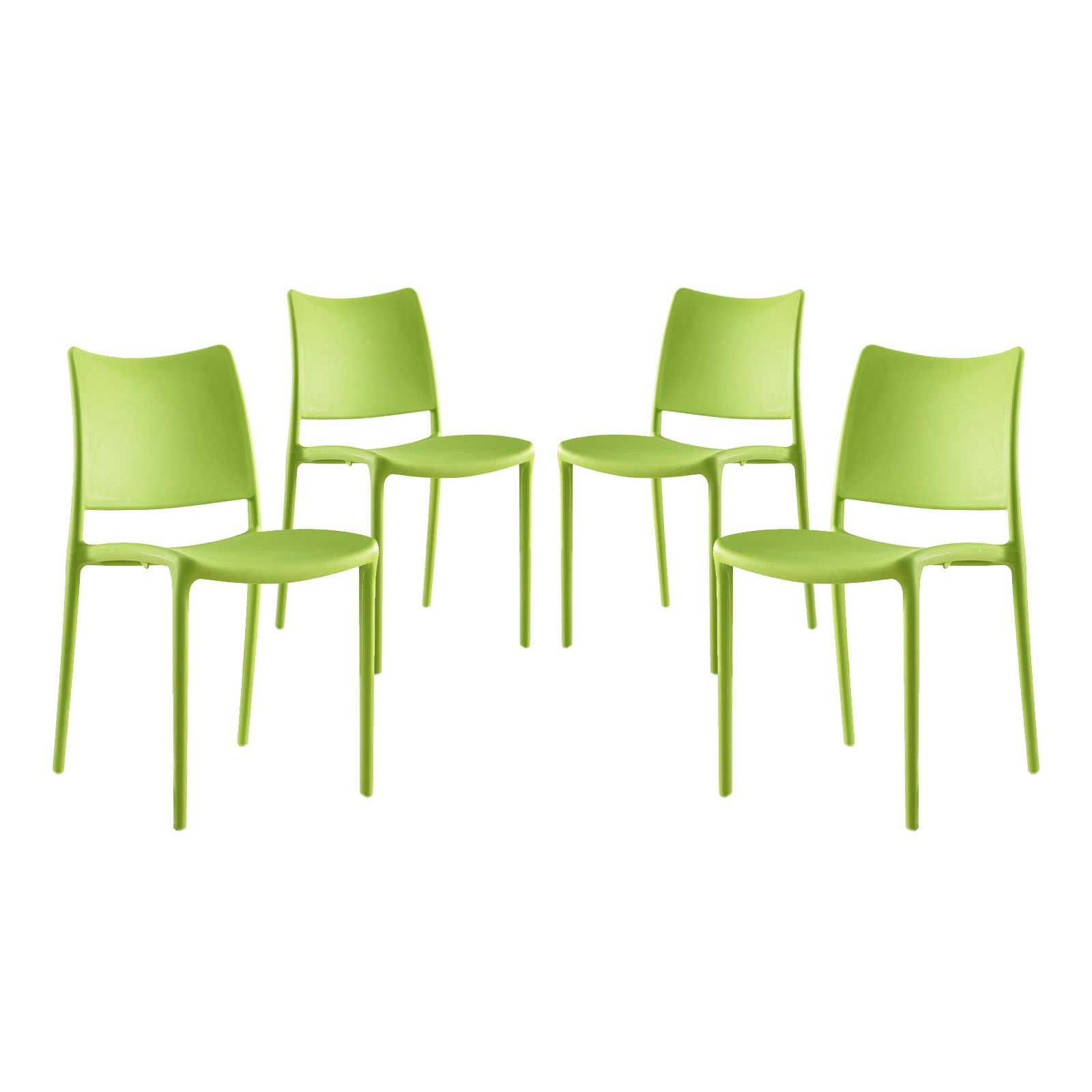 Modway Hipster Dining Side Chair - Set of 4 | Dining Chairs | 